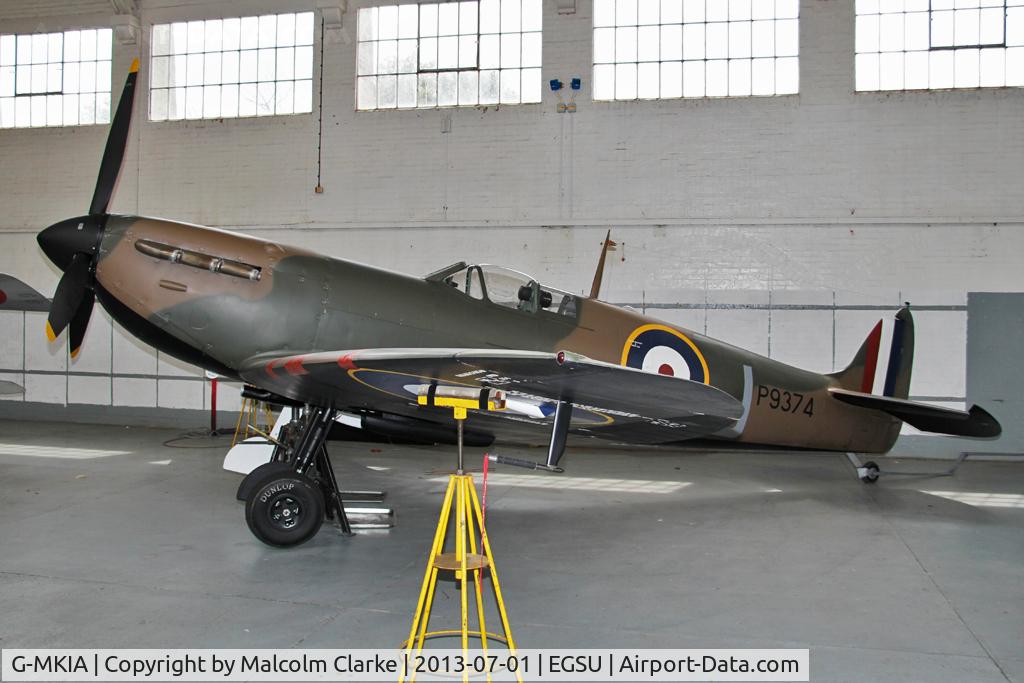 G-MKIA, 1939 Supermarine 300 Spitfire Mk1A C/N 6S/30565, Supermarine 300 Spitfire Ia at the Imperial War Museum, Duxford July 2013.