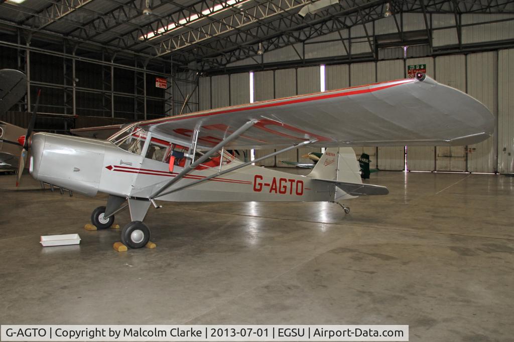 G-AGTO, 1945 Auster J-1 Autocrat C/N 1822, Taylorcraft Auster 5J1 at the Imperial War Museum, Duxford July 2013.