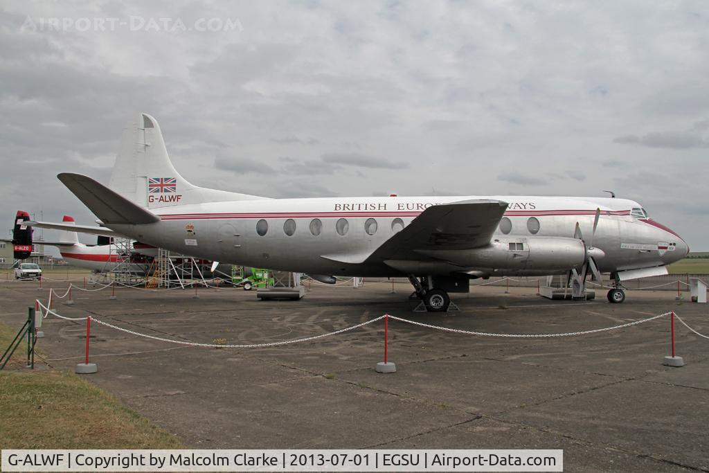 G-ALWF, 1952 Vickers Viscount 701 C/N 005, Vickers 701 Viscount, Duxford Aviation Society, Duxford Airfield, July 2013.