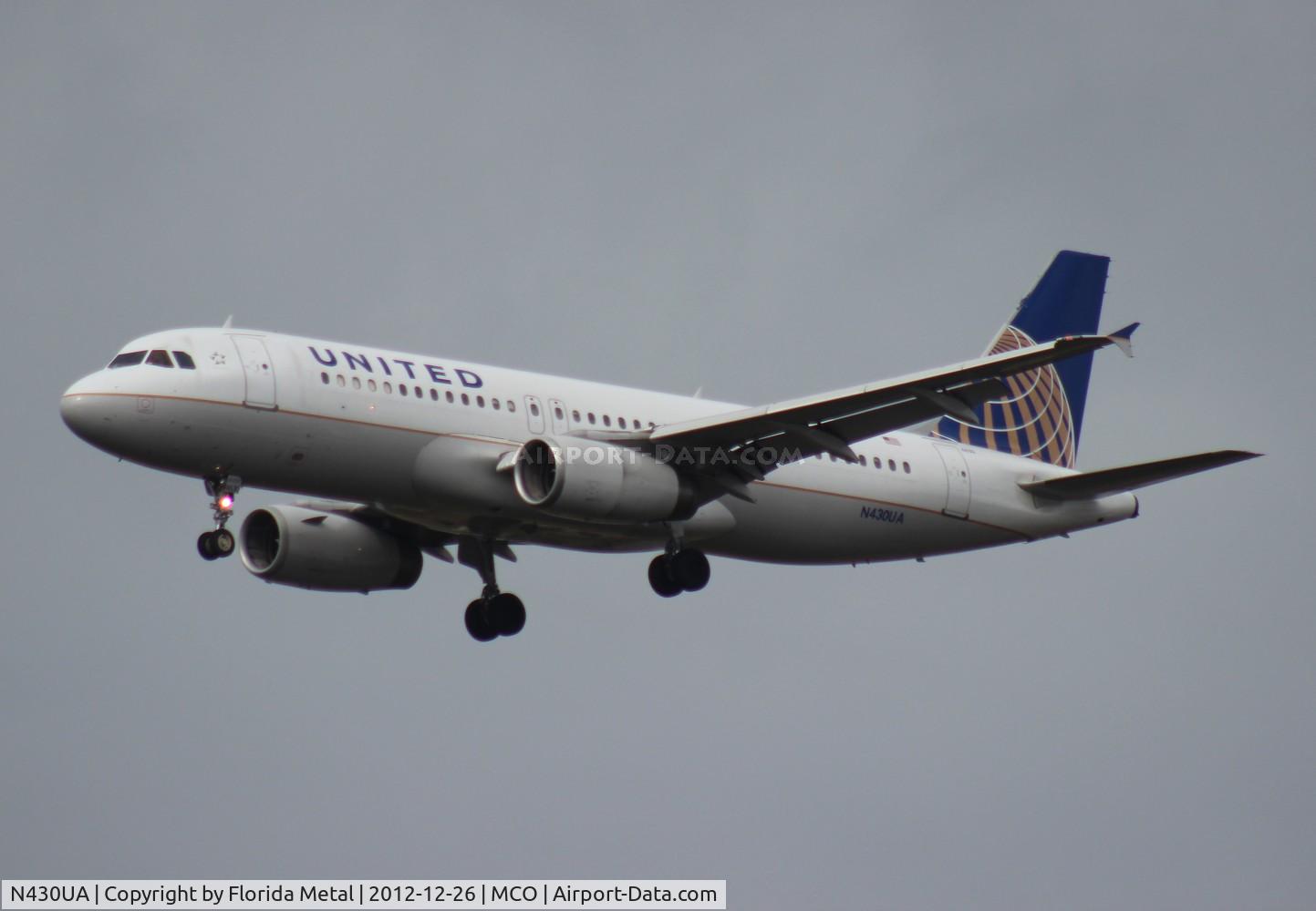 N430UA, 1996 Airbus A320-232 C/N 568, United A320