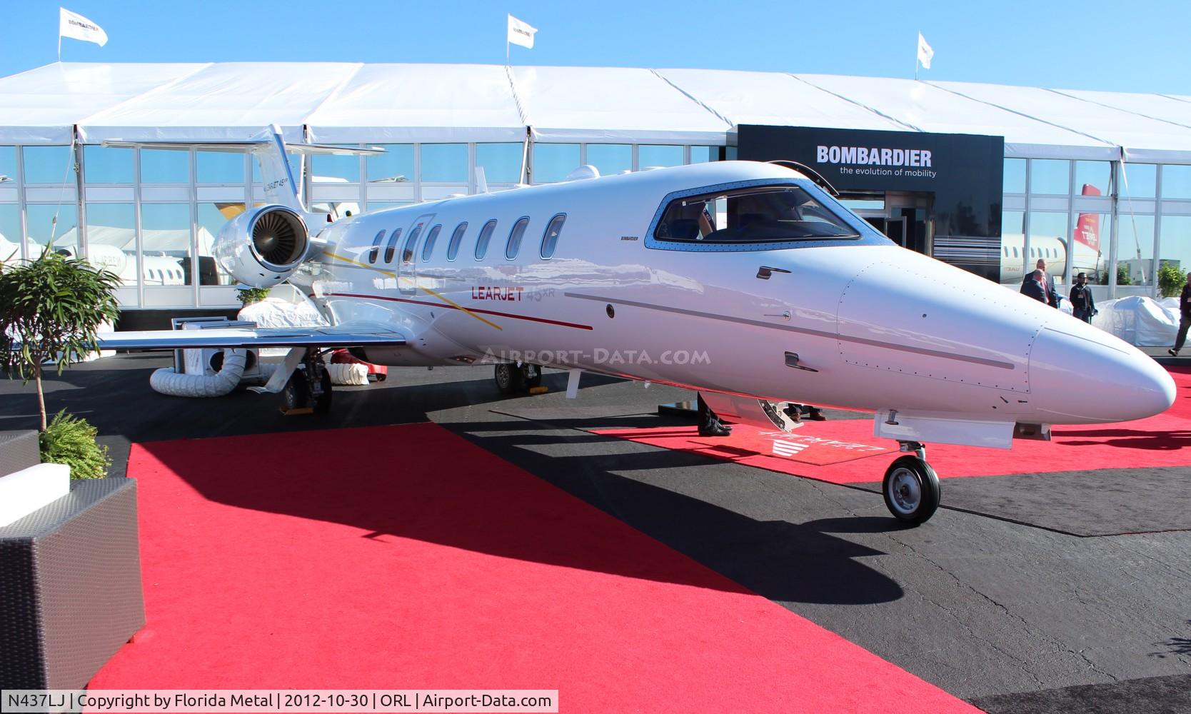 N437LJ, 2012 Bombardier Lear 45 C/N 437, Lear 45 at NBAA