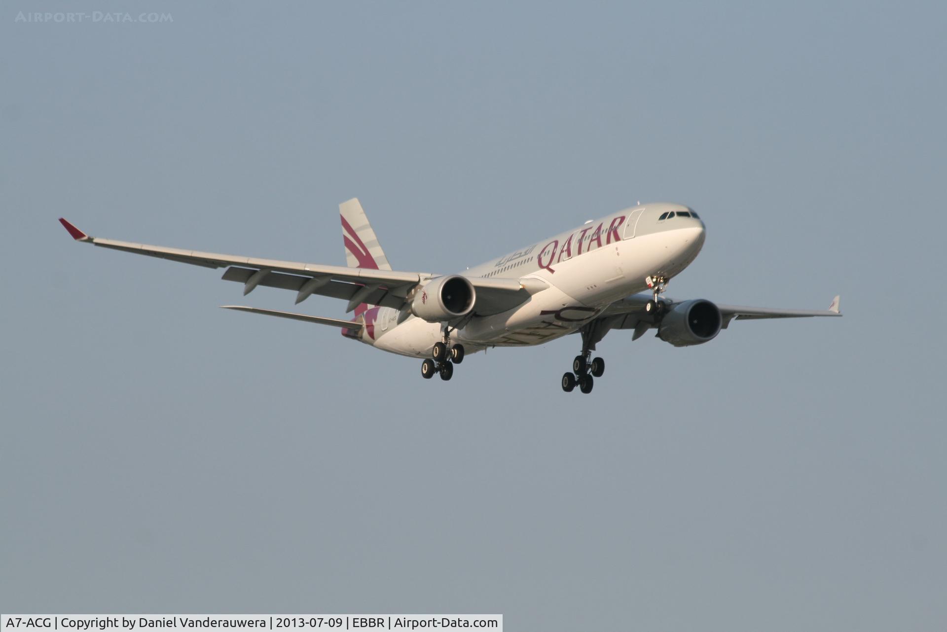 A7-ACG, 2006 Airbus A330-202 C/N 743, Flight QR939 on approach to RWY 02