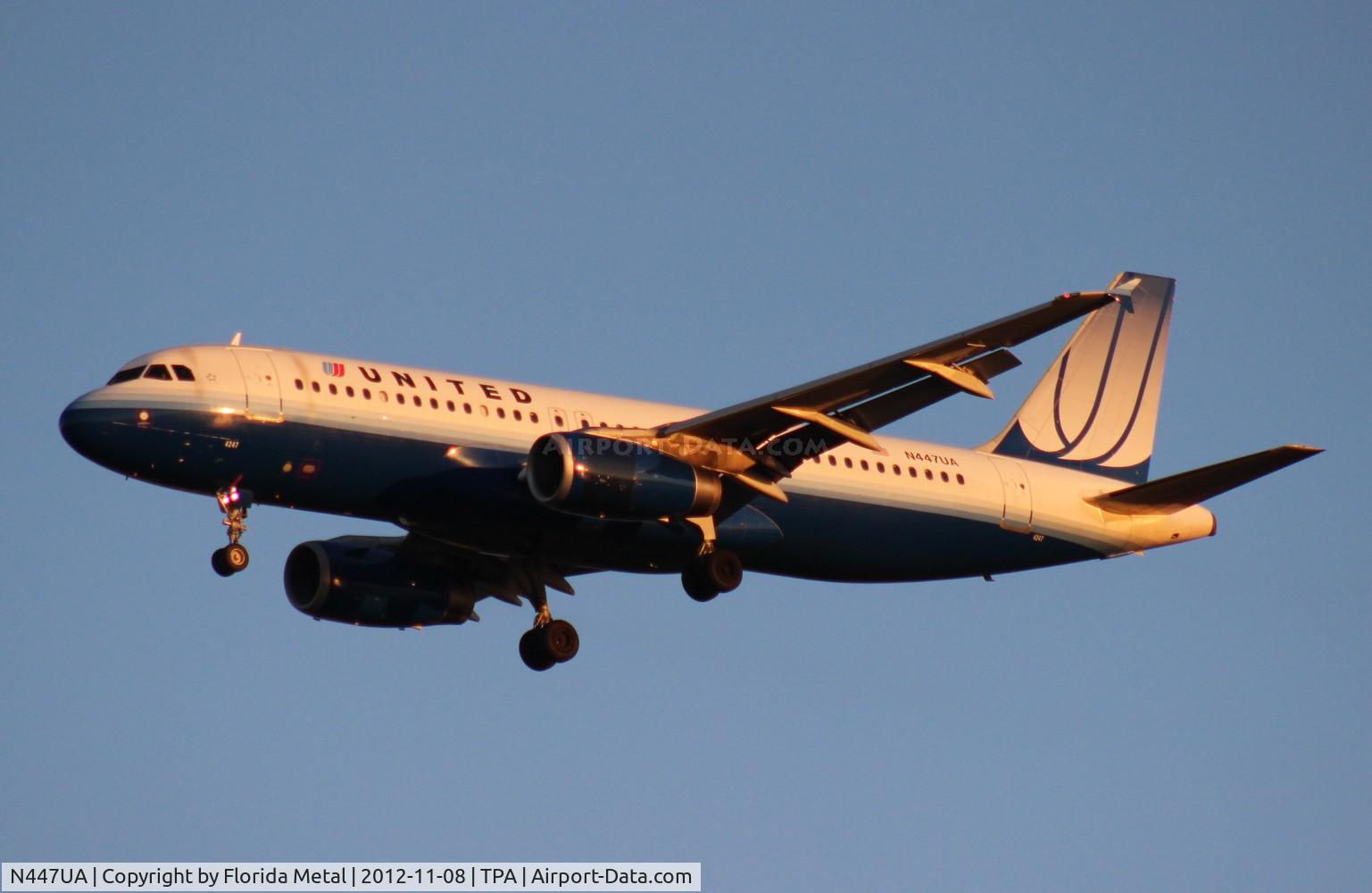 N447UA, 1998 Airbus A320-232 C/N 836, United A320