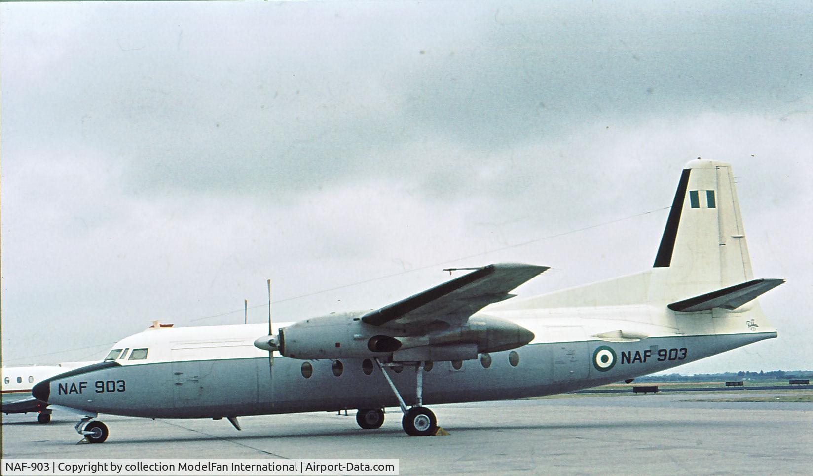 NAF-903, 1972 Fokker F-27-400M Friendship C/N 10487, Photo: ModelFan International