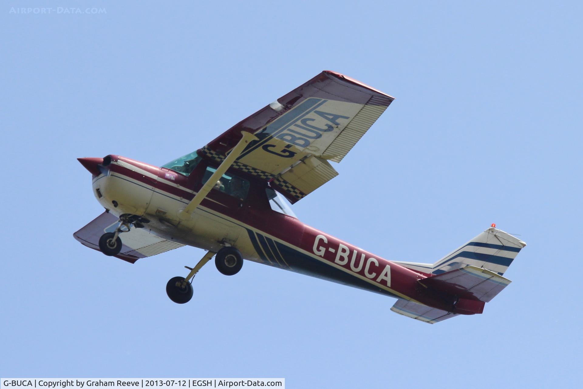 G-BUCA, 1970 Cessna A150K Aerobat C/N A15000220, Turning on finals for runway 27.