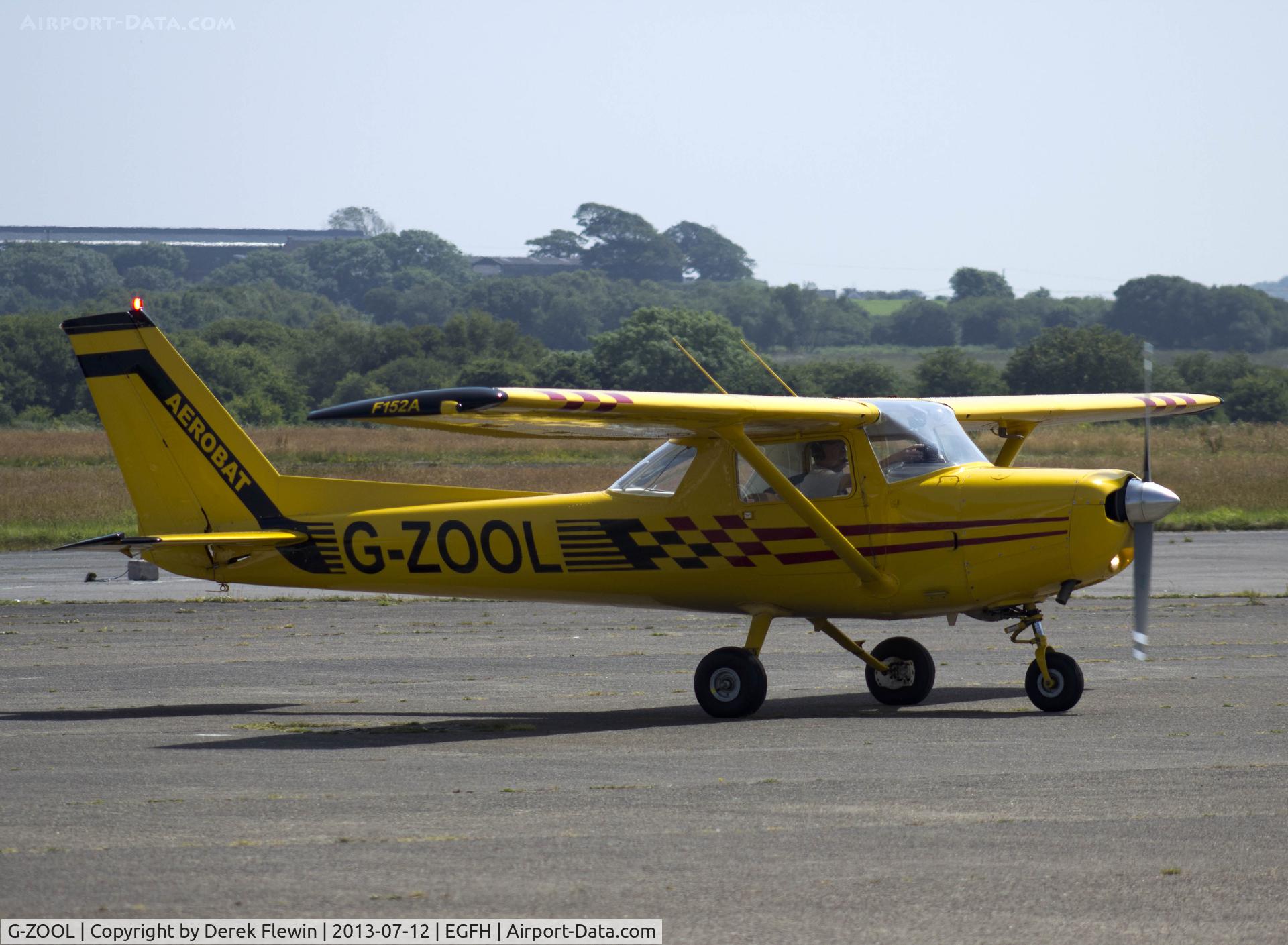 G-ZOOL, 1979 Reims Cessna FA152 C/N 0357, Visiting Reims FA152.