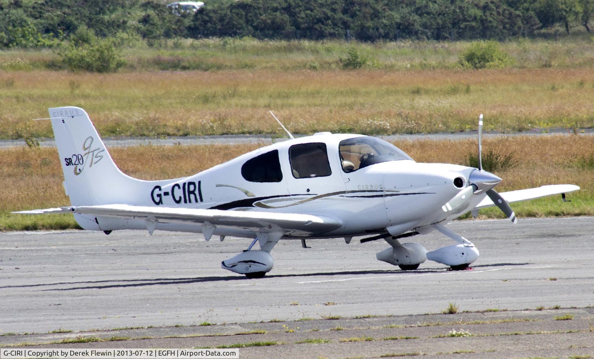G-CIRI, 2007 Cirrus SR20 C/N 1791, Visiting Cirrus SR-20.