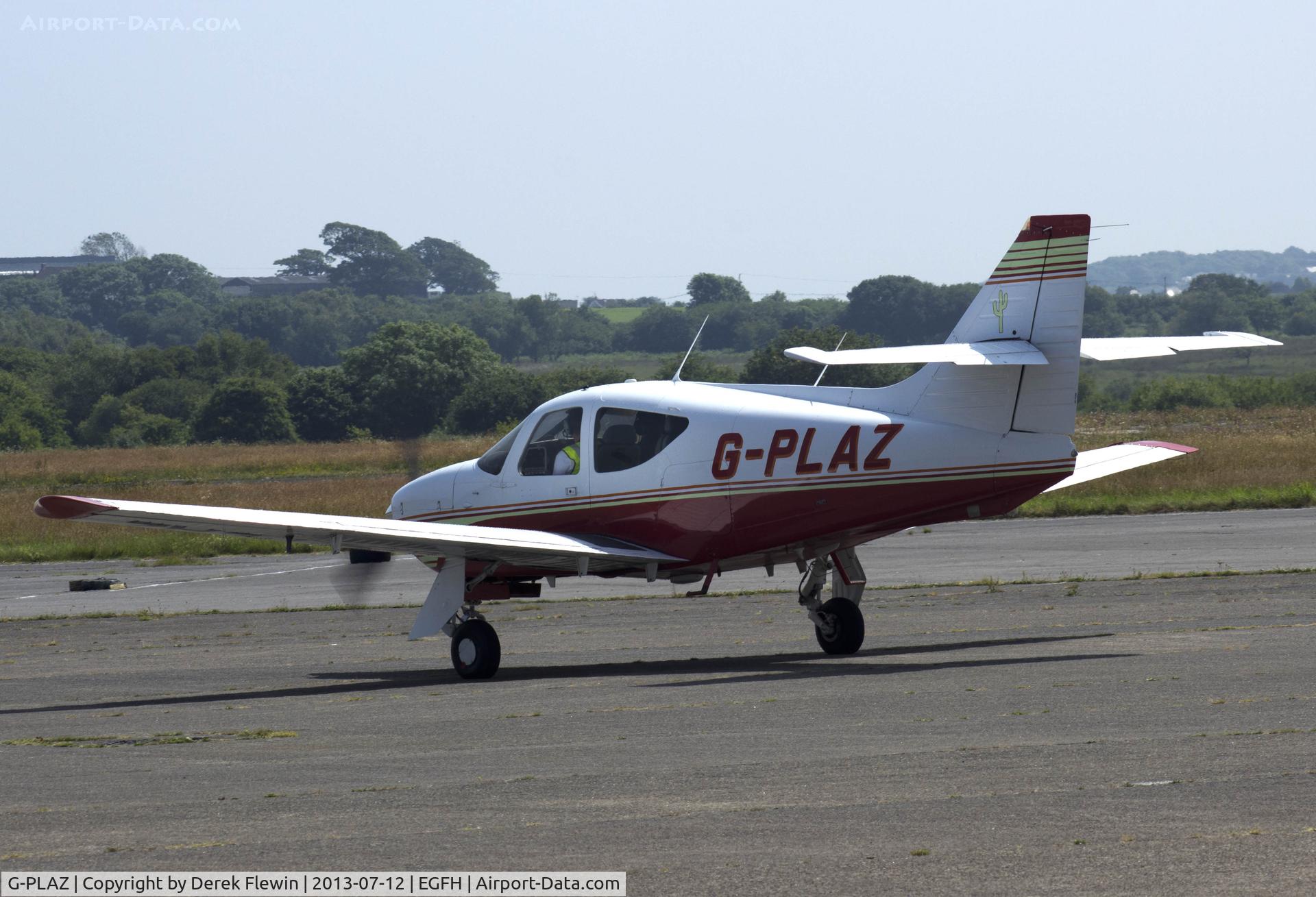 G-PLAZ, 1975 Rockwell International 112 Commander C/N 345, Visiting Rockwell Commander 112.