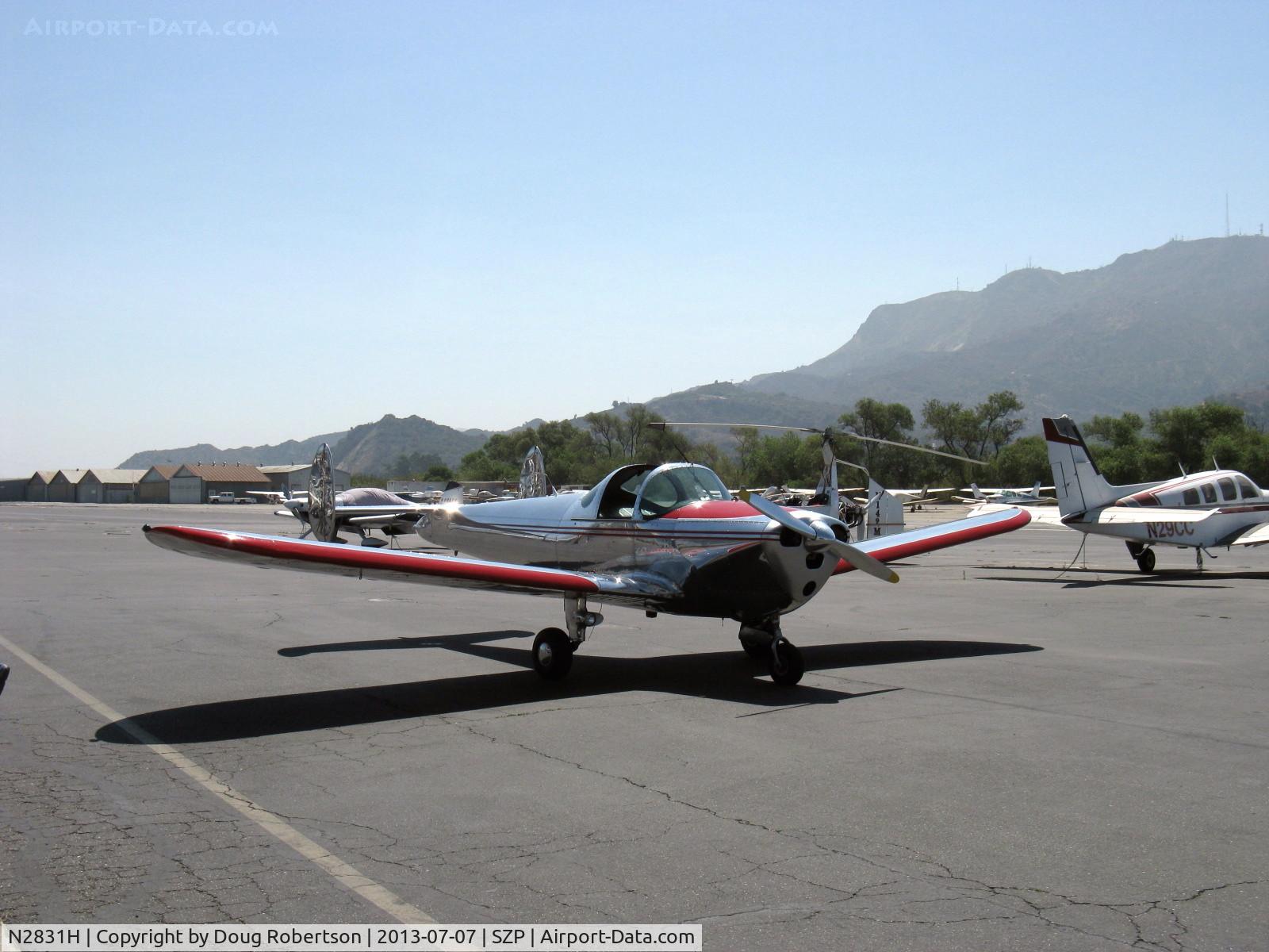 N2831H, 1946 Erco 415C Ercoupe C/N 3456, 1946 ERCO Ercoupe 415-C, Contnental A&C75 75 Hp, a highly polished stunner!