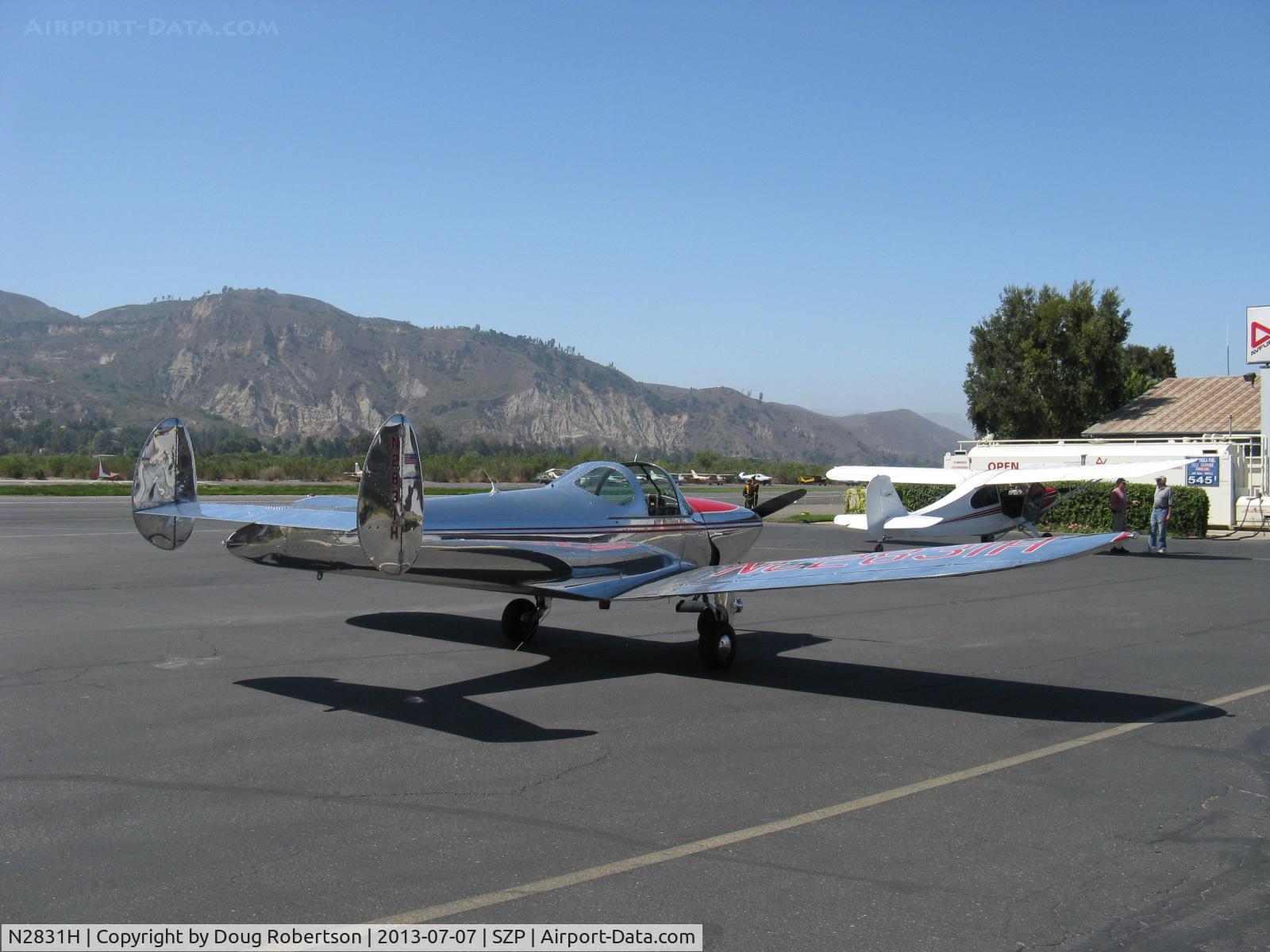 N2831H, 1946 Erco 415C Ercoupe C/N 3456, 1946 ERCO Ercoupe 415-C, Continental A&C75 75 Hp, a highly polished stunner looks like new!