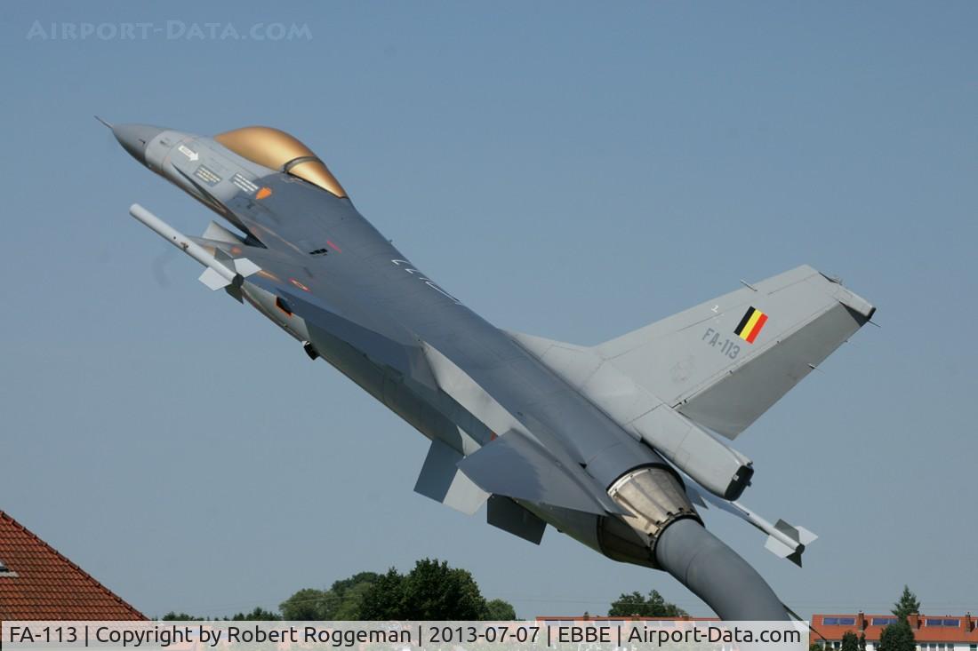 FA-113, 1989 SABCA F-16AM Fighting Falcon C/N 6H-113, On pylon Preserved.1WHC.