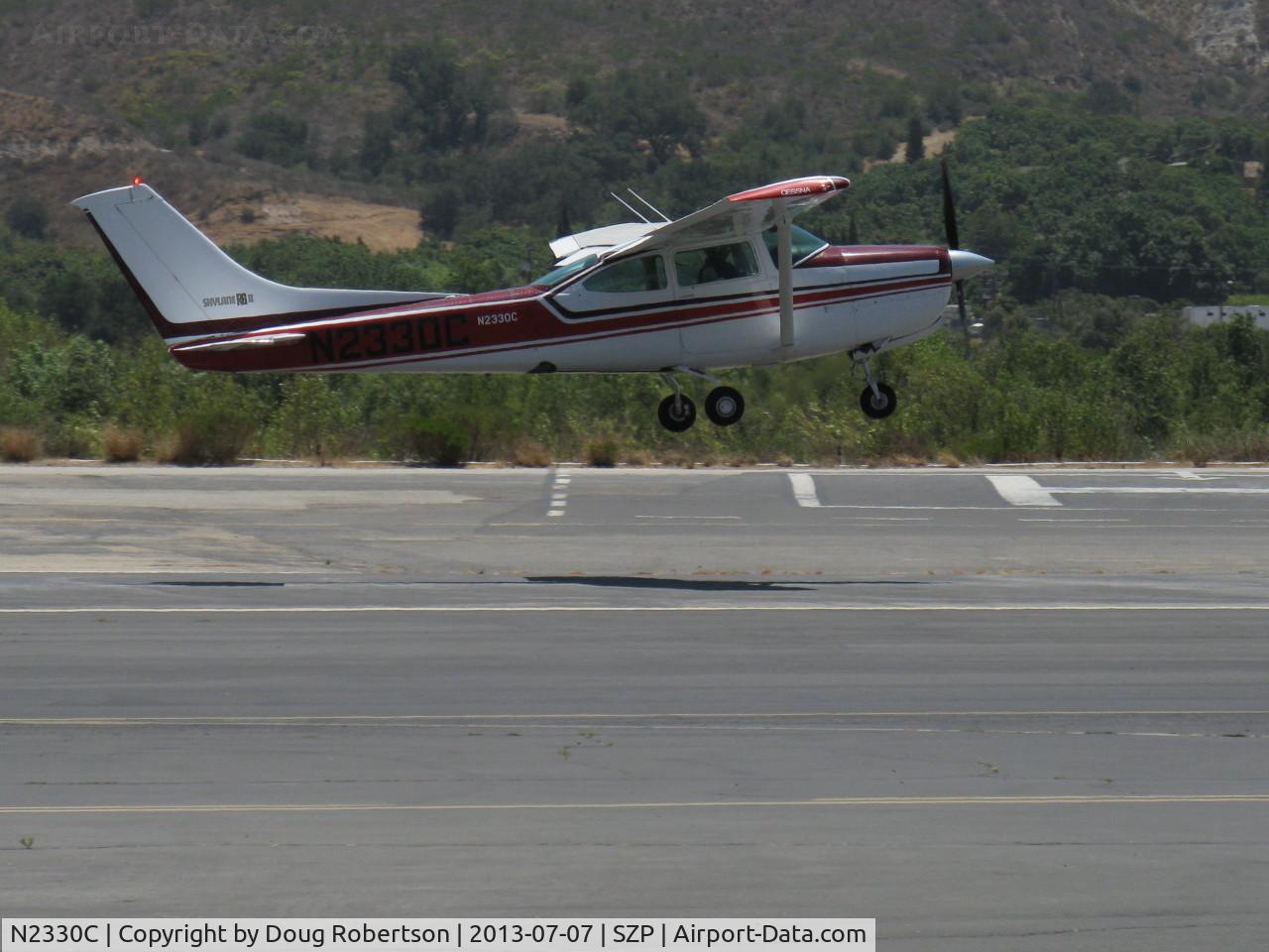 N2330C, 1978 Cessna R182 Skylane RG C/N R18200151, 1978 Cessna R182 SKYLANE RG, Lycoming O-540-J3C5D 235 Hp, takeoff climb Rwy 22
