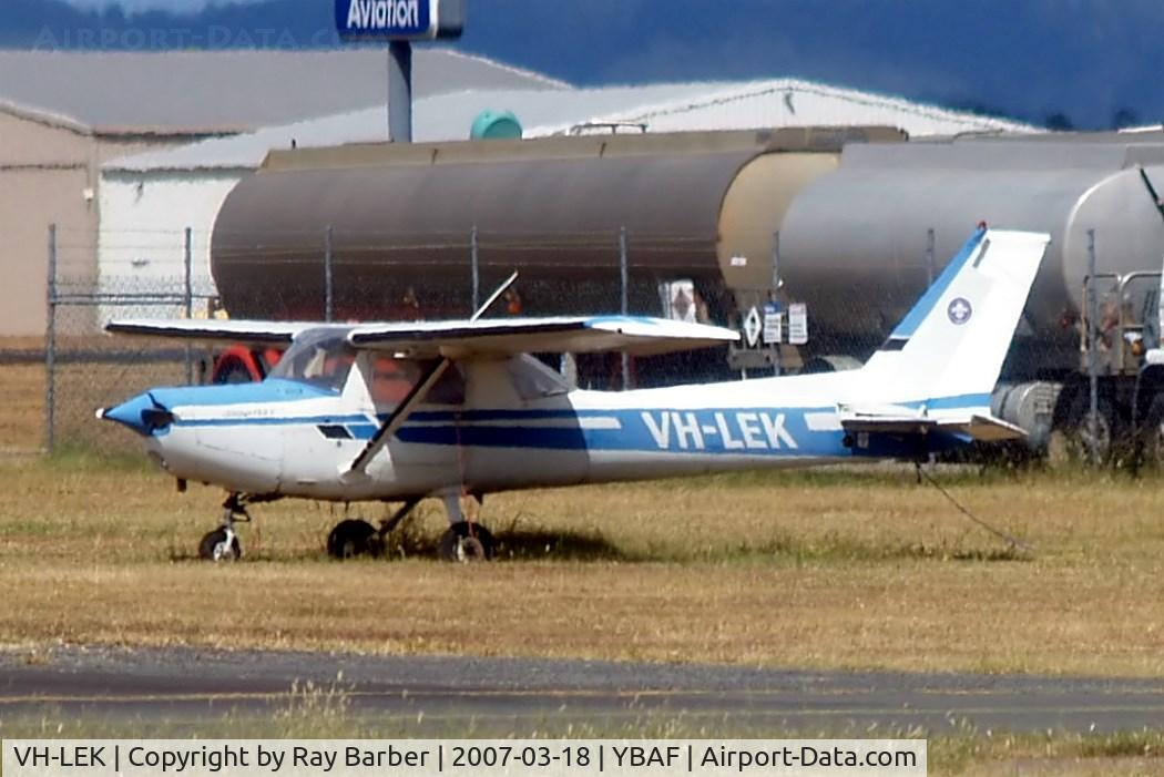 VH-LEK, 1979 Cessna 152 C/N 152-83707, Cessna 152 [152-83707] Brisbane-Archerfield~VH 18/03/2007