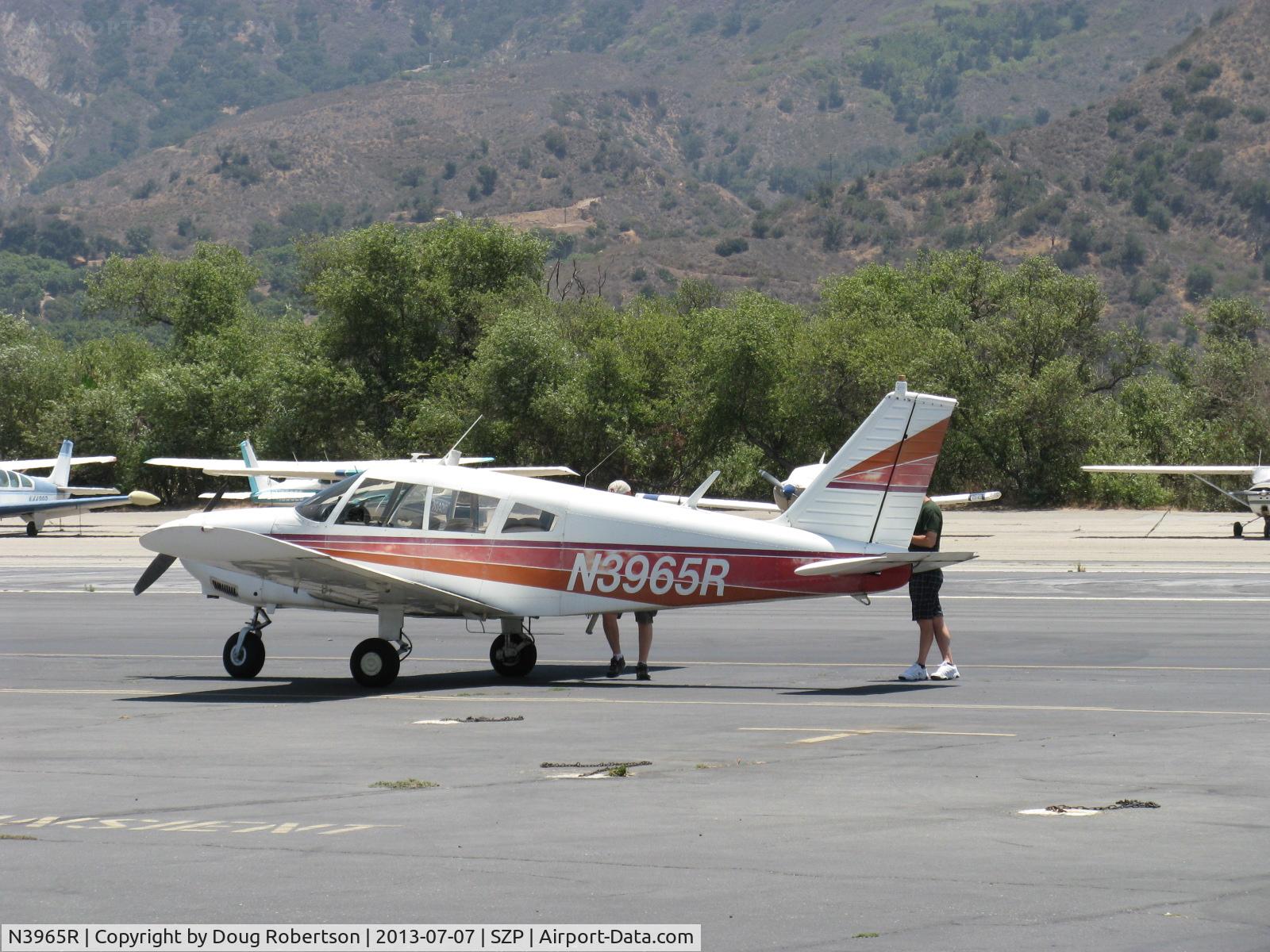 N3965R, 1971 Piper PA-28-180 Cherokee C/N 28-7105070, 1971 Piper PA-28-180 CHEROKEE, Lycoming O&VO-360 180 Hp