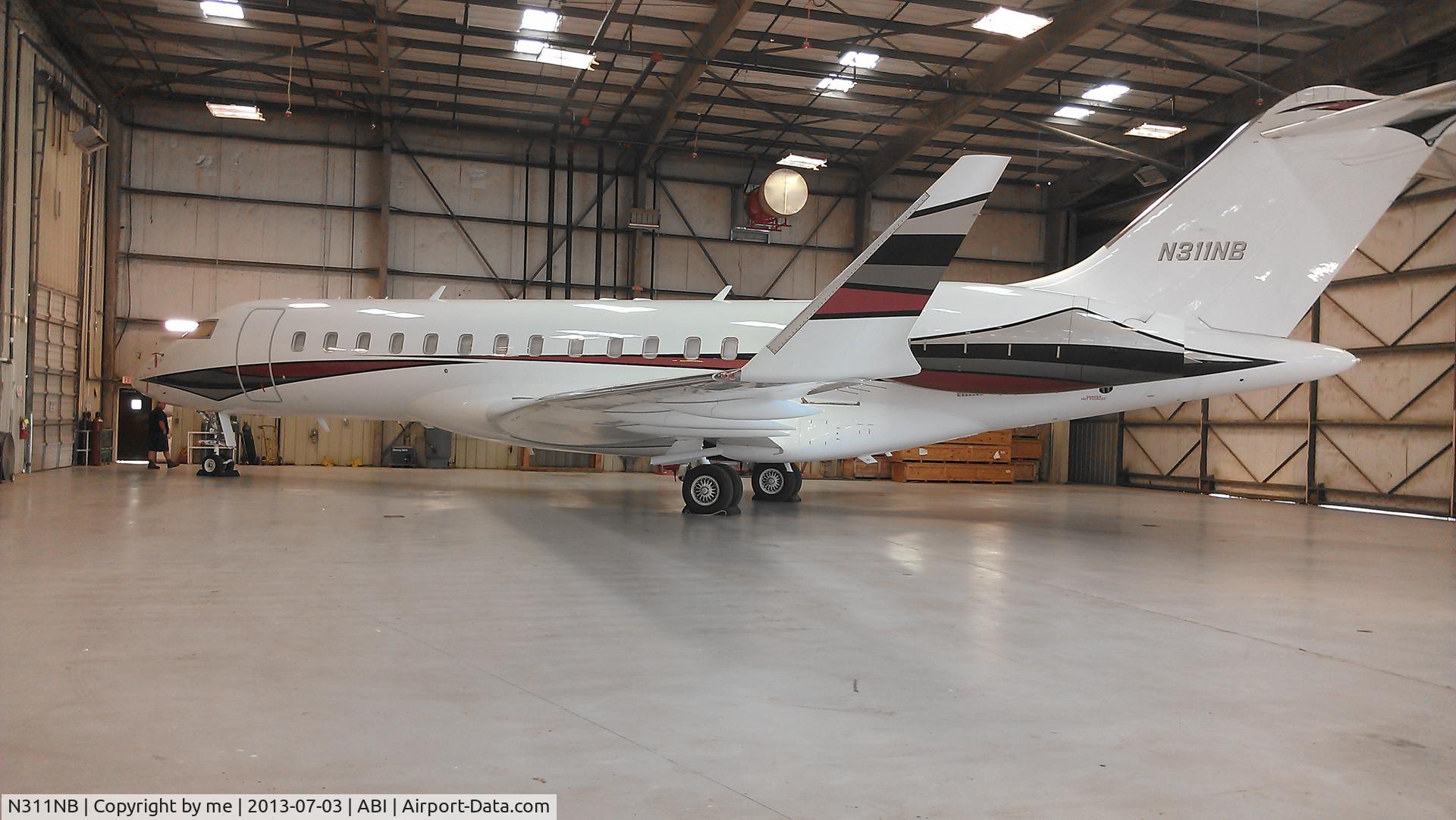 N311NB, 2010 Bombardier BD-700-1A10 Global Express XRS C/N 9410, Private jet