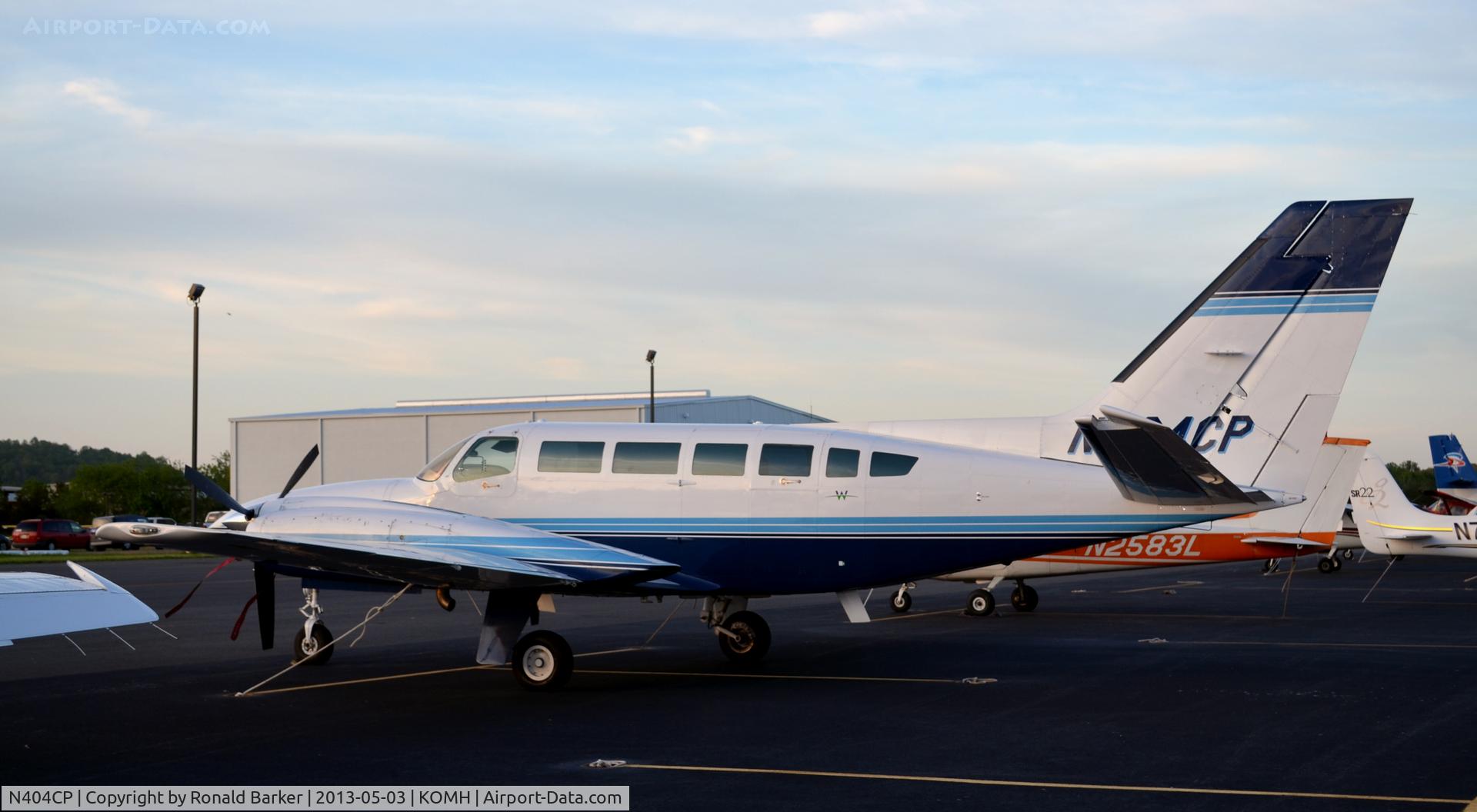 N404CP, 1978 Cessna 404 Titan C/N 404-0238, Orange