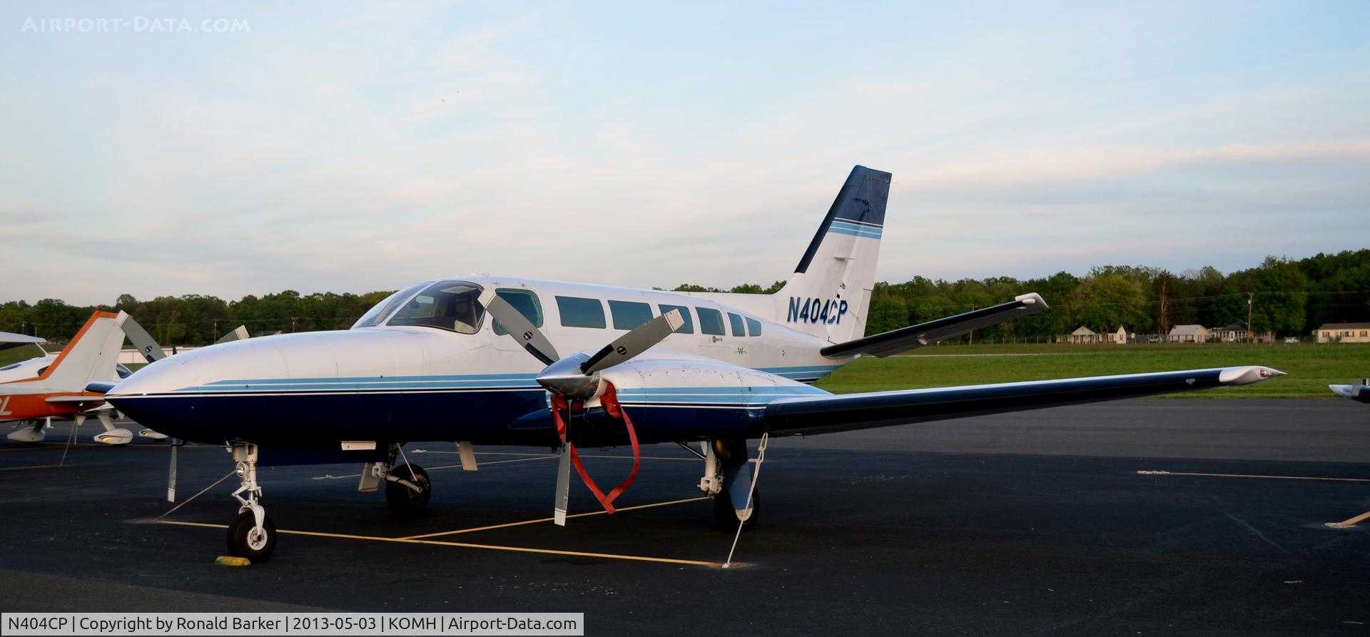 N404CP, 1978 Cessna 404 Titan C/N 404-0238, Orange