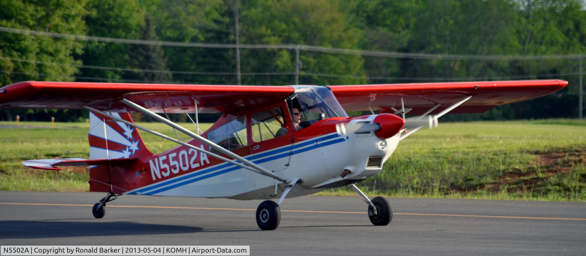 N5502A, 1978 Bellanca 8KCAB Decathlon C/N 408-78, Taxi Orange
