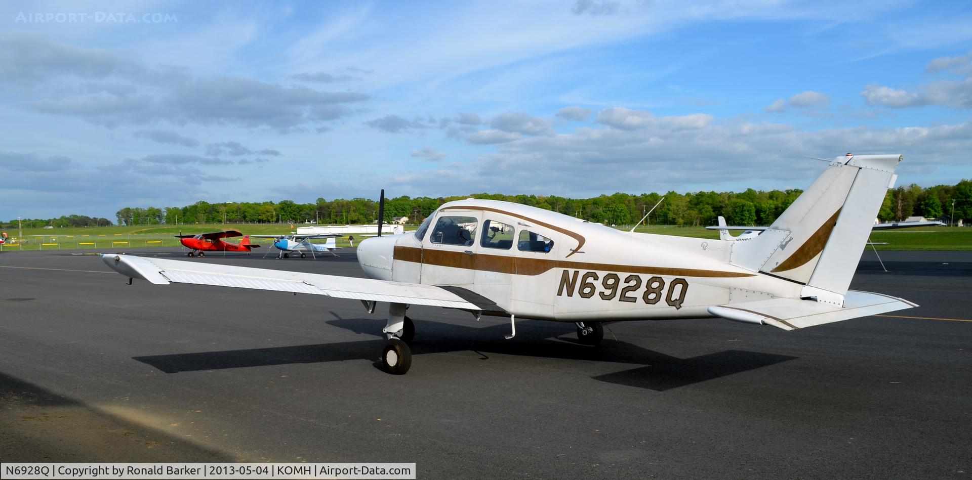 N6928Q, 1967 Beech A23A C/N M-1070, Orange