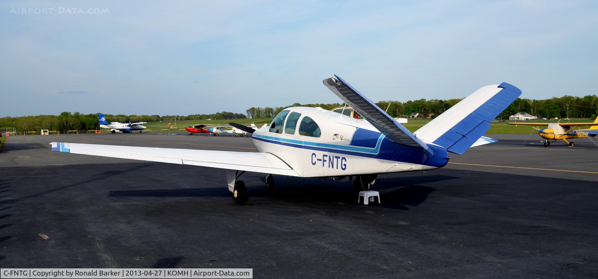 C-FNTG, 1961 Beech N35 Bonanza C/N D-6677, Stopover Orange