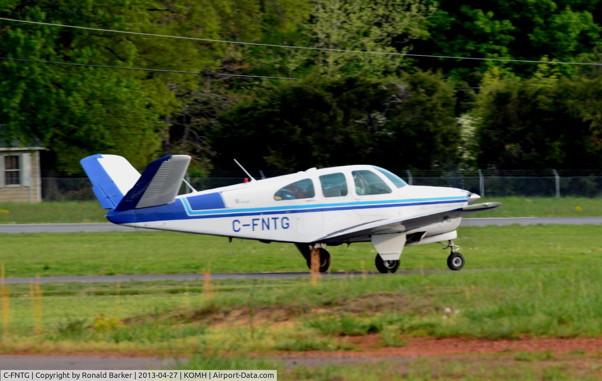 C-FNTG, 1961 Beech N35 Bonanza C/N D-6677, Taxi Orange