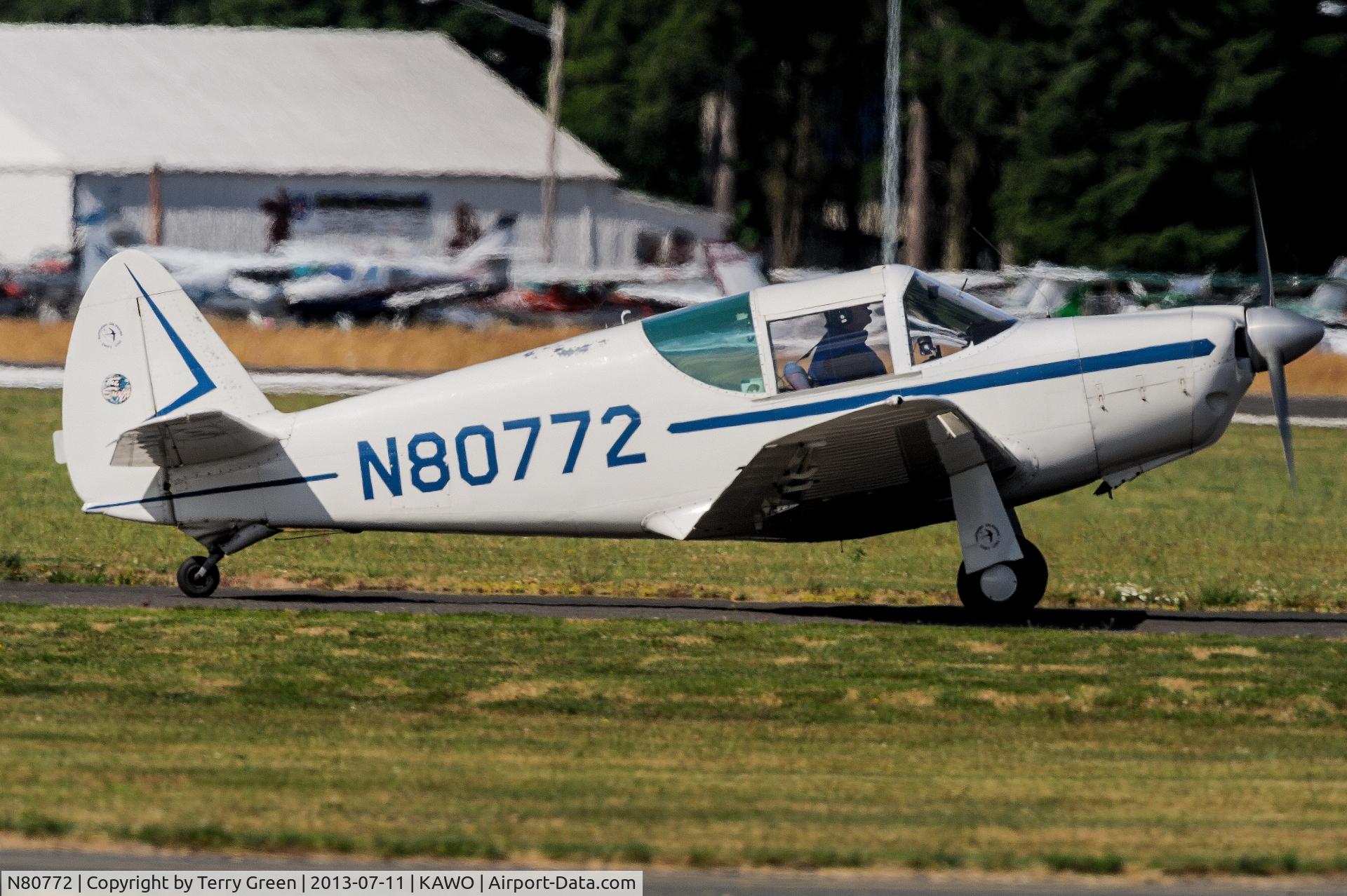 N80772, 1946 Globe GC-1B Swift C/N 175, 2013 Arlington Fly-In