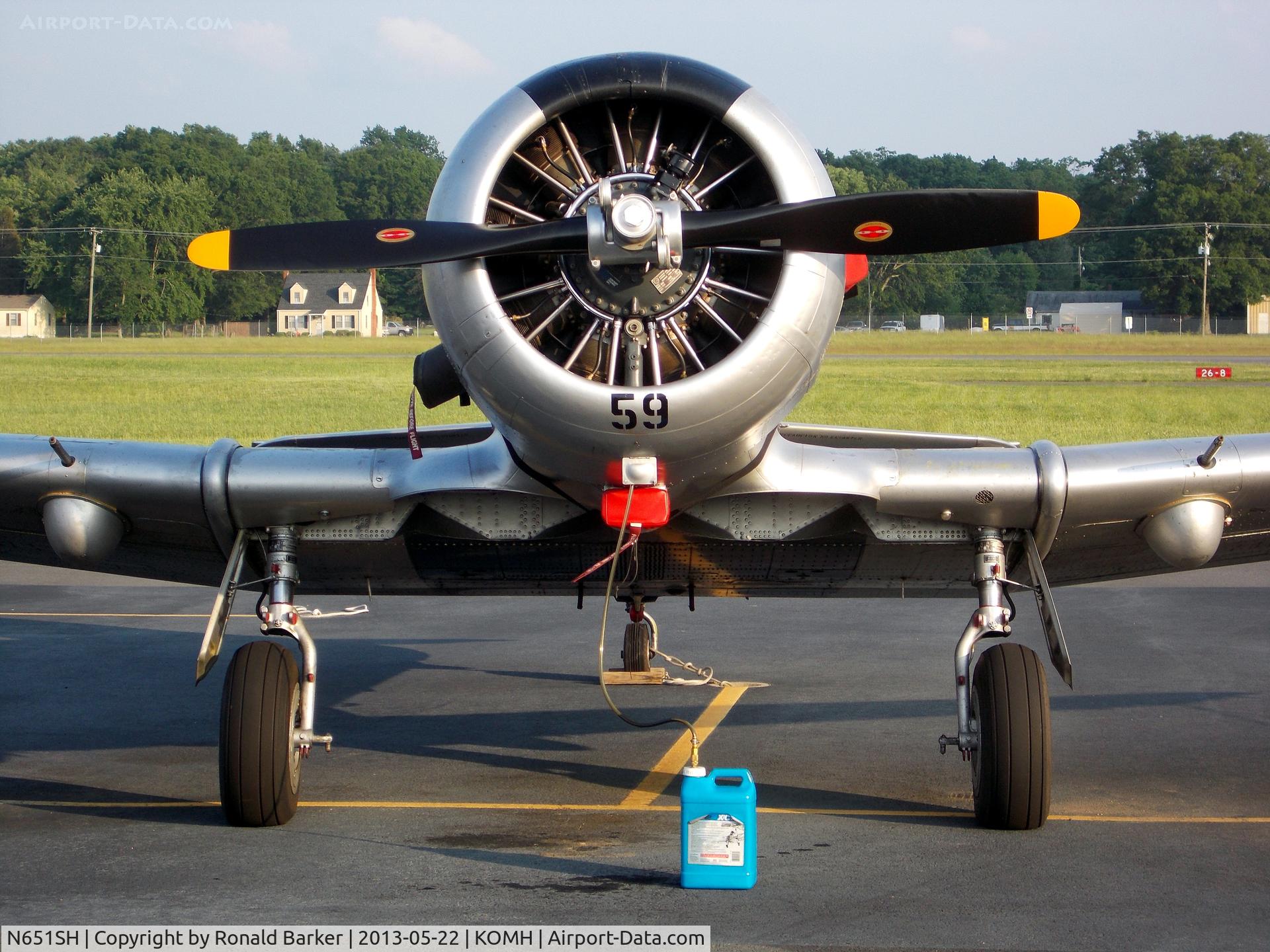 N651SH, 1944 North American T-6G Texan C/N 168-409, Orange