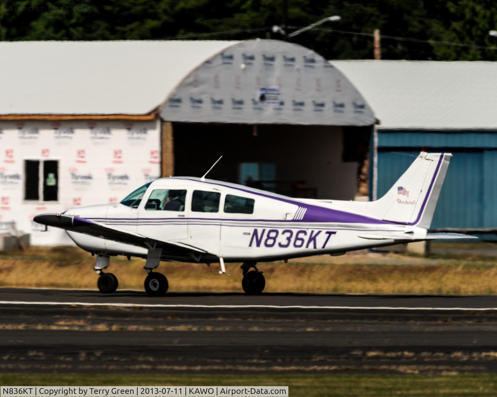 N836KT, 1978 Beech C23 Sundowner 180 C/N M-2047, 2013 Arlington WA Fly-In