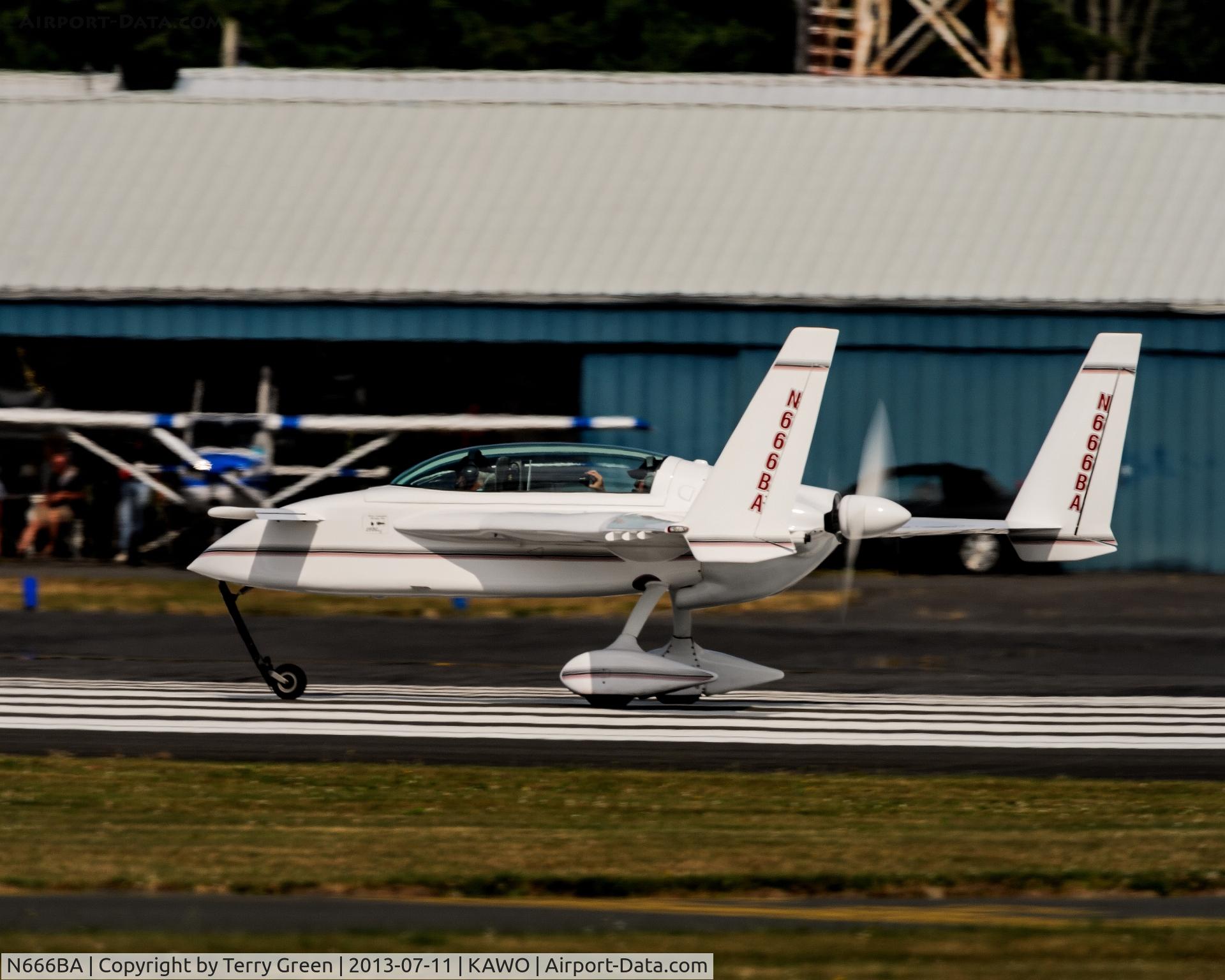 N666BA, 1998 Rutan Long-EZ C/N 898, 2013 Arlington WA Fly-In