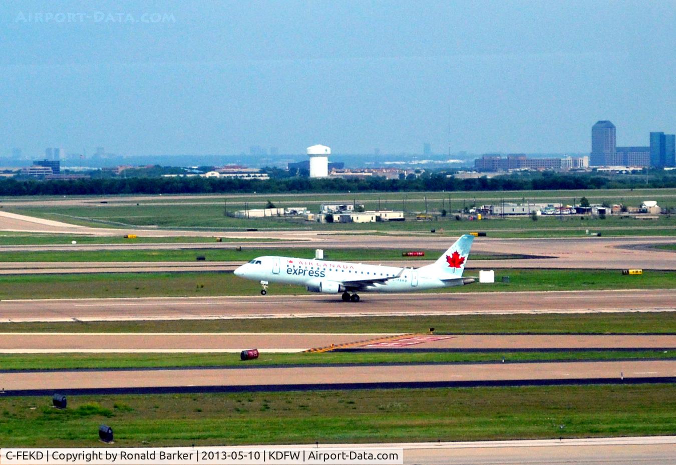 C-FEKD, 2005 Embraer 175SU (ERJ-170-200SU) C/N 17000101, Takeoff DFW