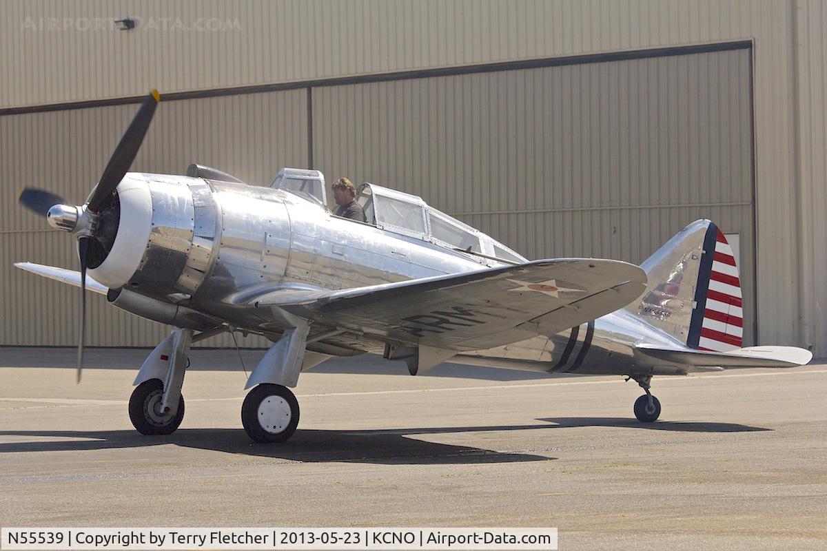 N55539, 1940 Republic AT-12 Guardsman C/N 483-38, At Planes of Fame Museum , Chino California