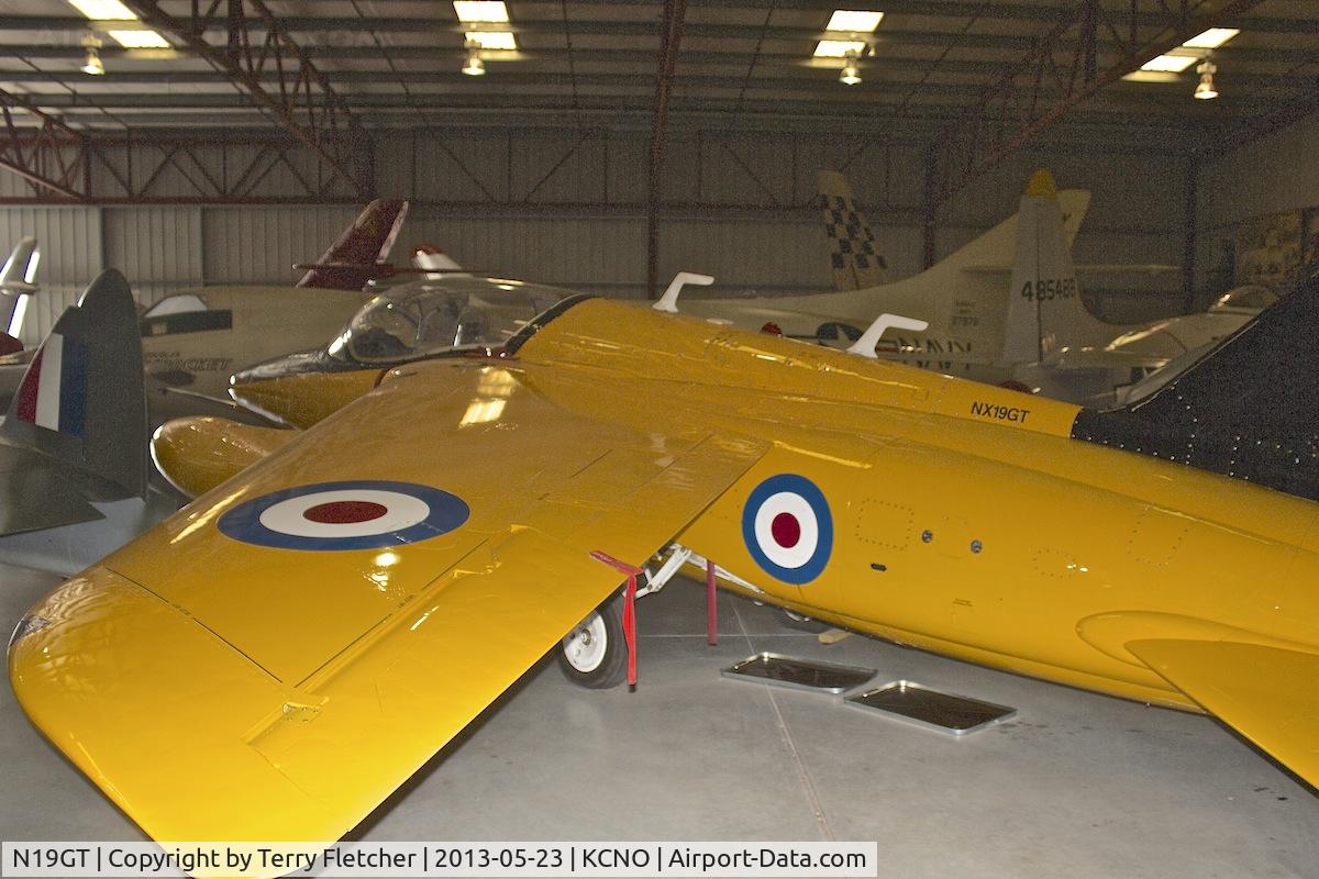 N19GT, 1963 Hawker Siddeley Gnat T.1 C/N FL540, At Planes of Fame Museum , Chino California