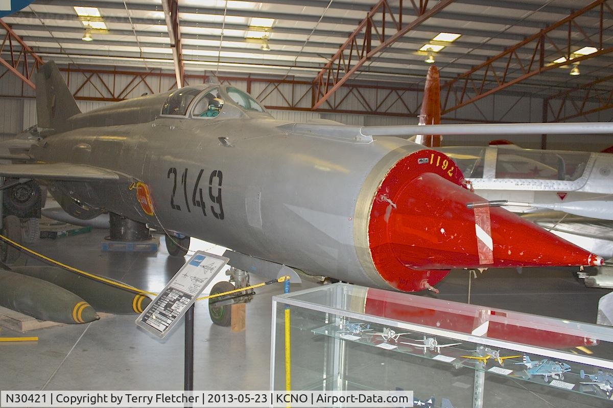 N30421, Mikoyan-Gurevich MiG-21 C/N 2149, At Planes of Fame Museum , Chino California