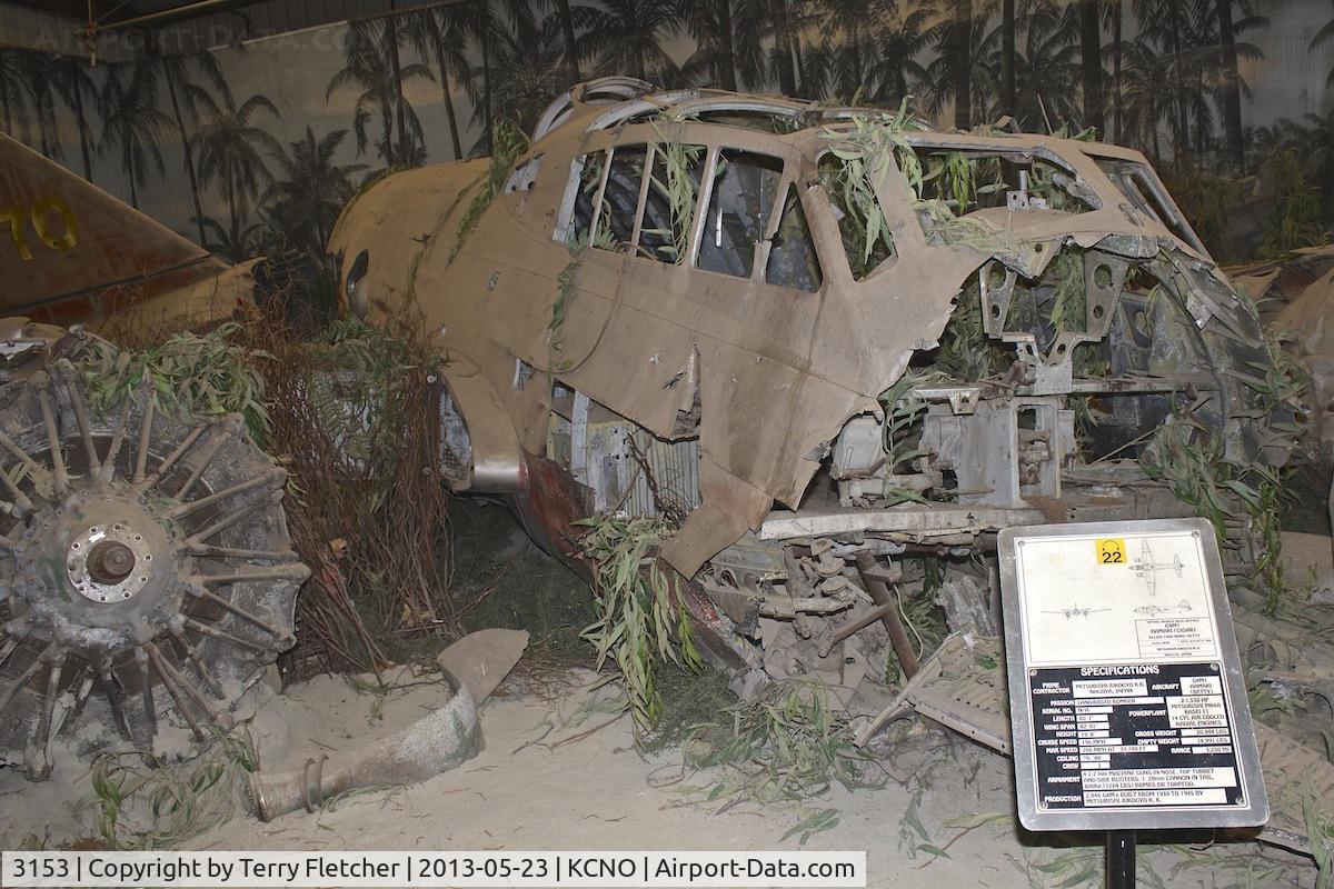 3153, Mitsubishi G4M2 Betty C/N 0000, At Planes of Fame Museum , Chino California