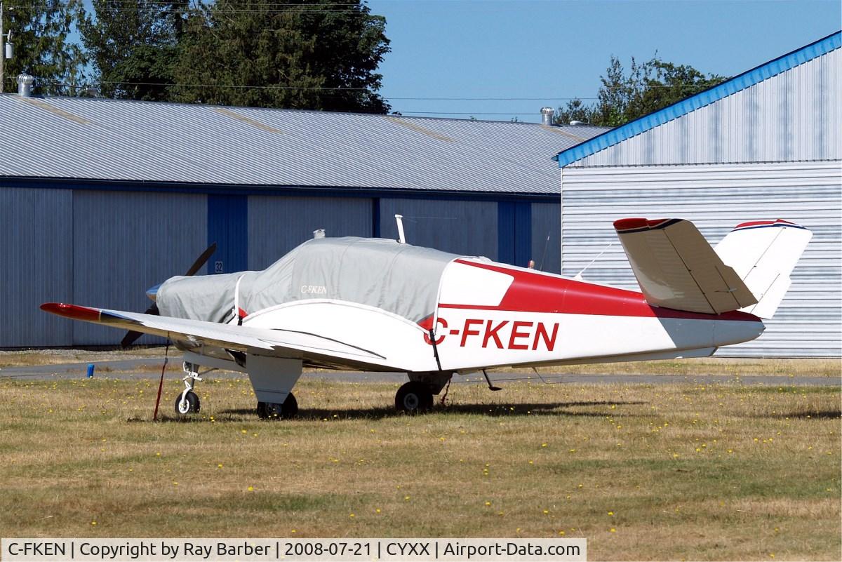 C-FKEN, 1960 Beech M35 Bonanza C/N D-6396, Beech M35 Bonanza [D-6396] Abbotsford~C 21/07/2008