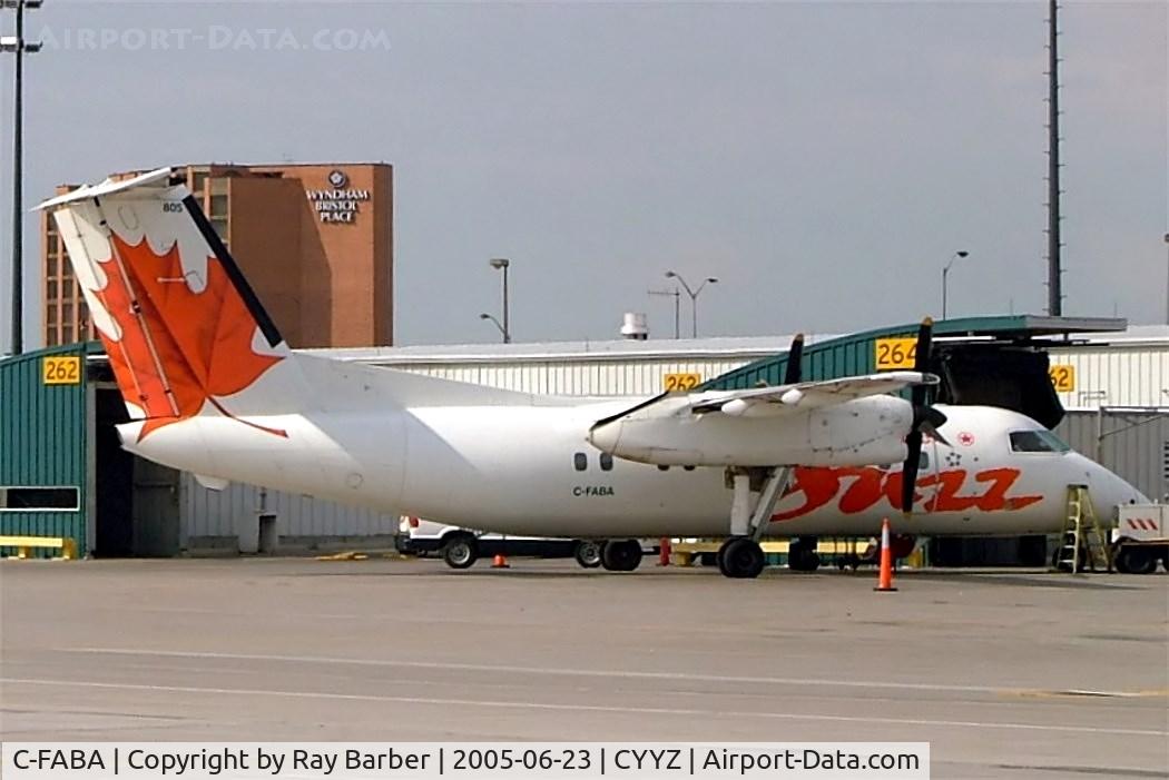 C-FABA, 1988 De Havilland Canada DHC-8-102 Dash 8 C/N 092, De Havilland Canada DHC-8-102 Dash 8 [092] (Air Canada Jazz) Toronto~C 23/06/2005