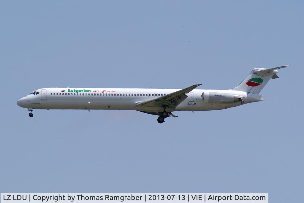 LZ-LDU, 1992 McDonnell Douglas MD-82 (DC-9-82) C/N 53204, Bulgarian Air Charter MDD MD80