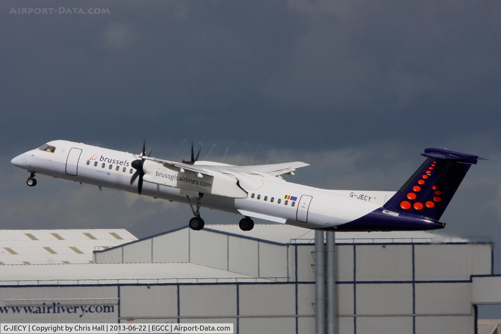 G-JECY, 2007 De Havilland Canada DHC-8-402Q Dash 8 C/N 4157, Brussels Airlines