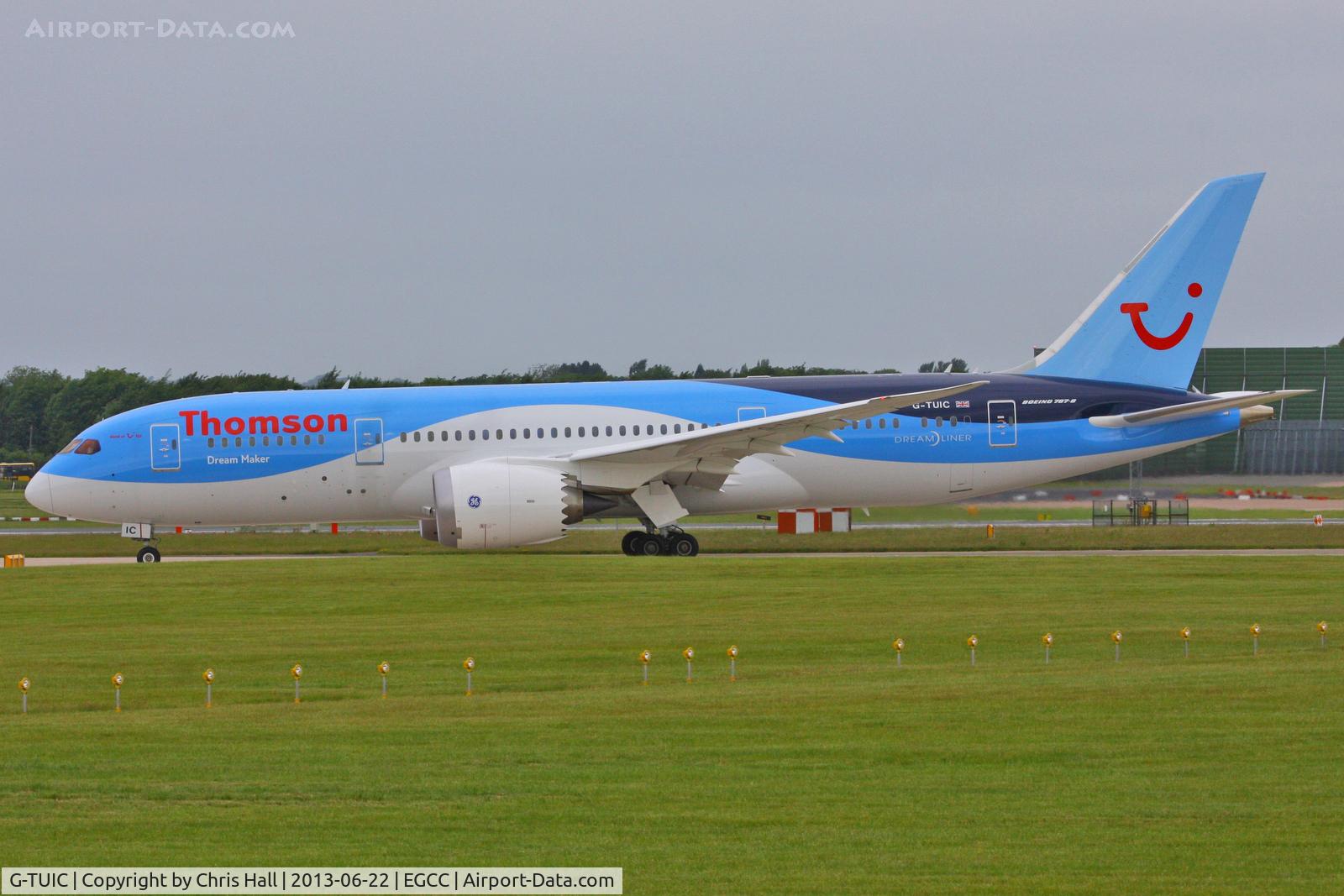 G-TUIC, 2013 Boeing 787-8 Dreamliner C/N 34424, Thomson