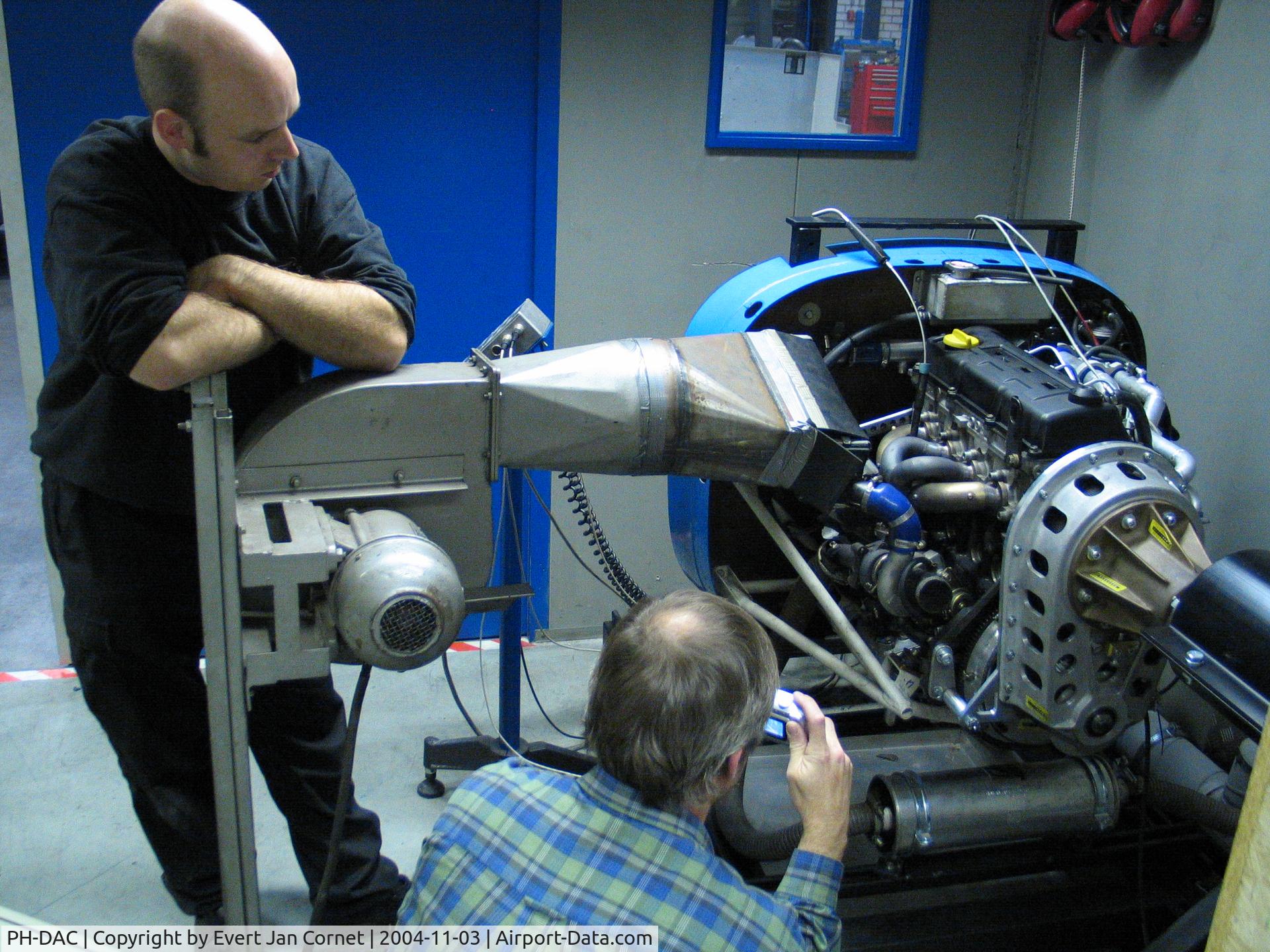 PH-DAC, DAC RangeR C/N 001, Engine on teststand