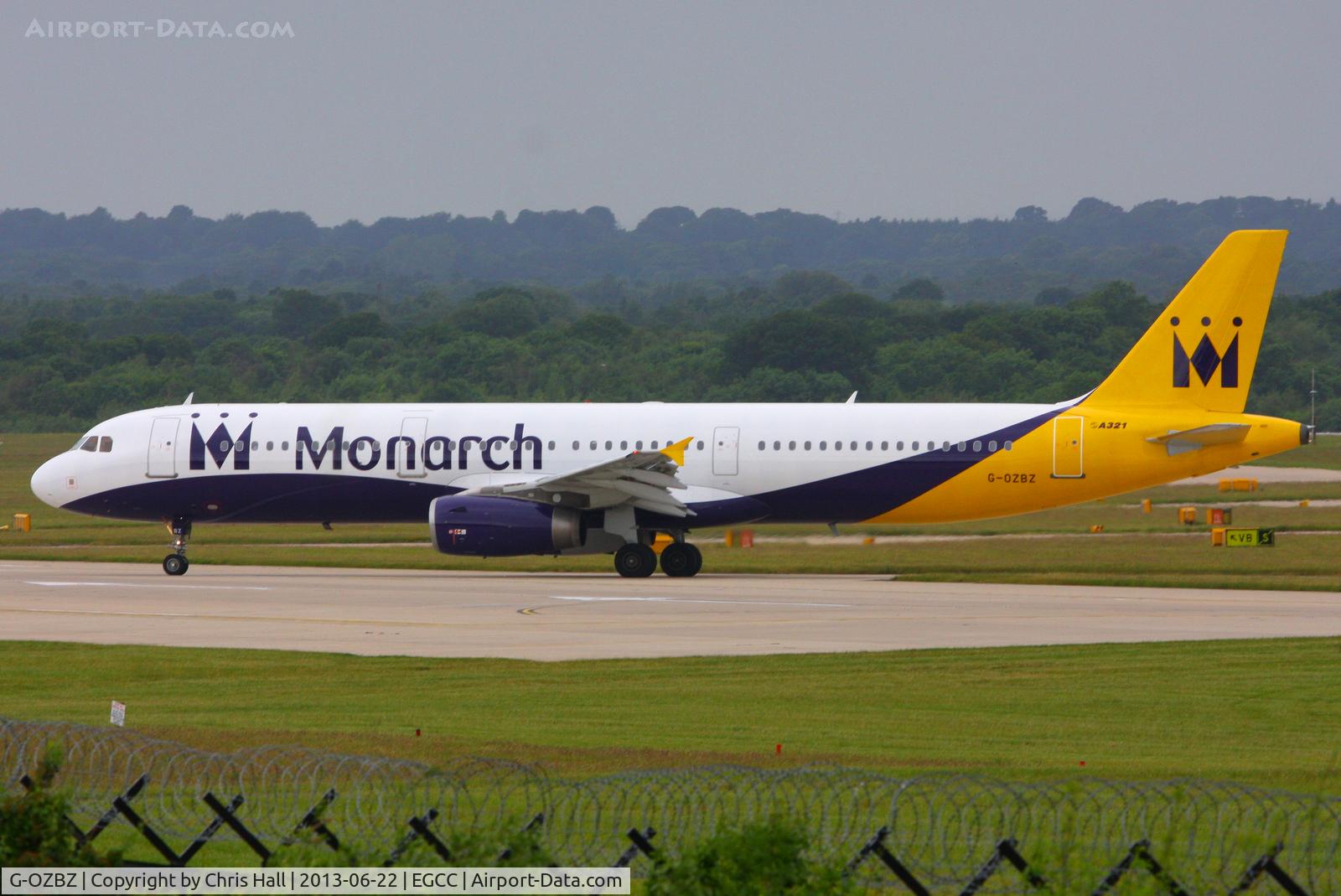 G-OZBZ, 2001 Airbus A321-231 C/N 1421, Monarch
