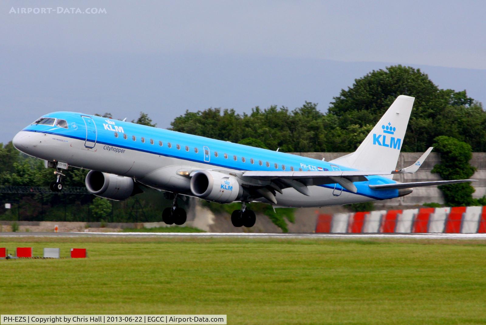 PH-EZS, 2010 Embraer 190LR (ERJ-190-100LR) C/N 19000380, KLM Cityhopper