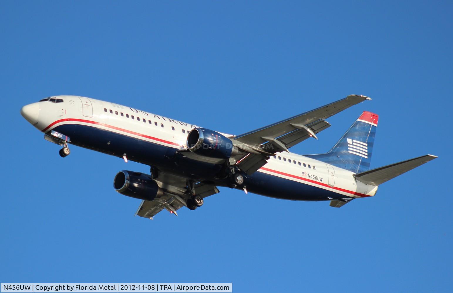 N456UW, 1991 Boeing 737-4B7 C/N 25020, US Airways 737-400