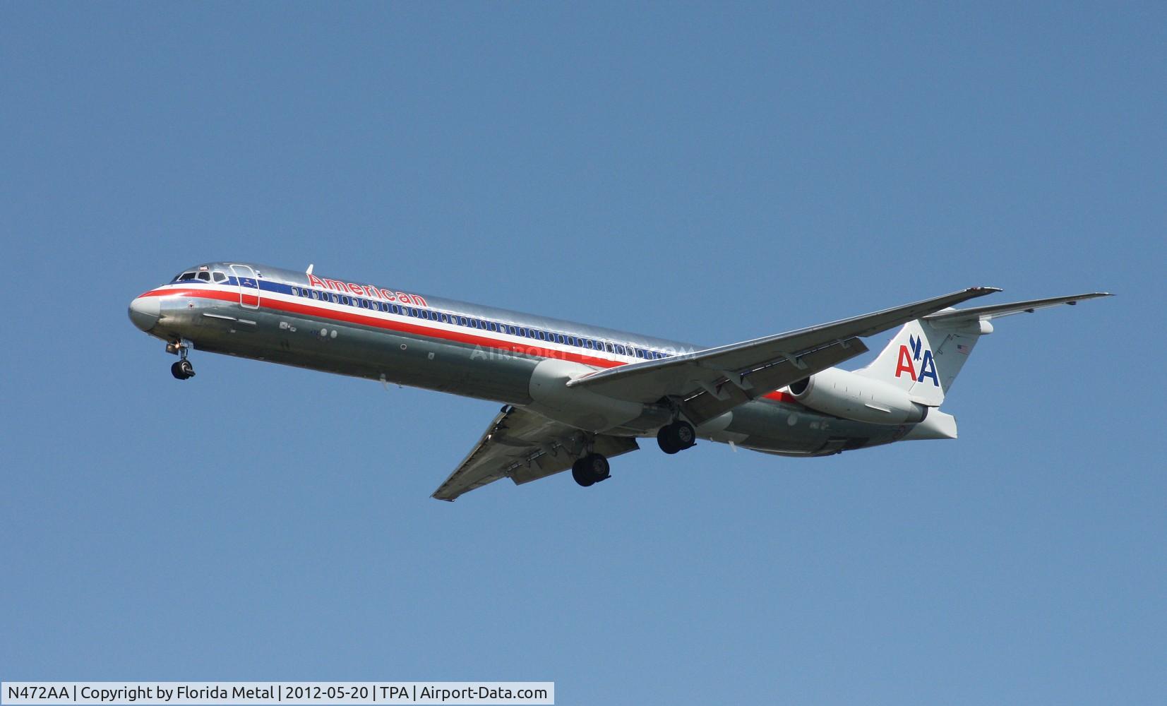N472AA, 1988 McDonnell Douglas MD-82 (DC-9-82) C/N 49647, American MD-82
