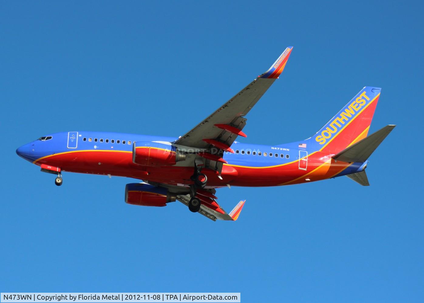 N473WN, 2004 Boeing 737-7H4 C/N 33832, Southwest 737-700