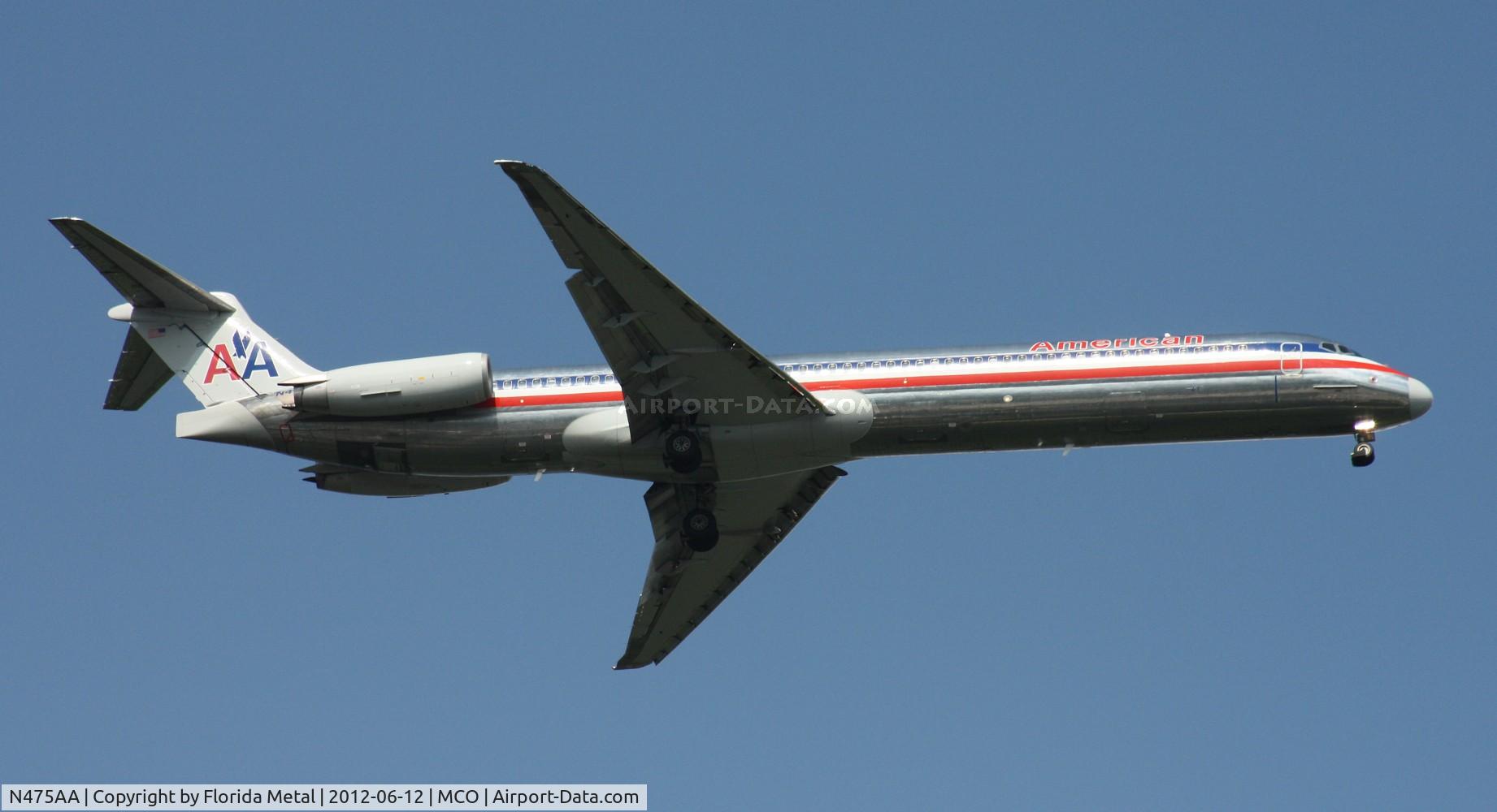 N475AA, 1988 McDonnell Douglas MD-82 (DC-9-82) C/N 49650, American MD-82
