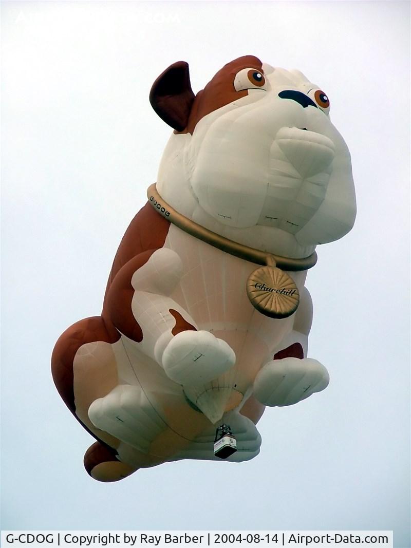 G-CDOG, 2003 Lindstrand Balloons LBL Dog C/N 938, Lindstrand LBL SS Dog [938] Ashton Court~G 14/08/2004