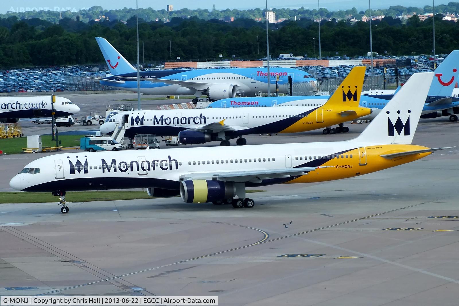 G-MONJ, 1988 Boeing 757-2T7 C/N 24104, Monarch