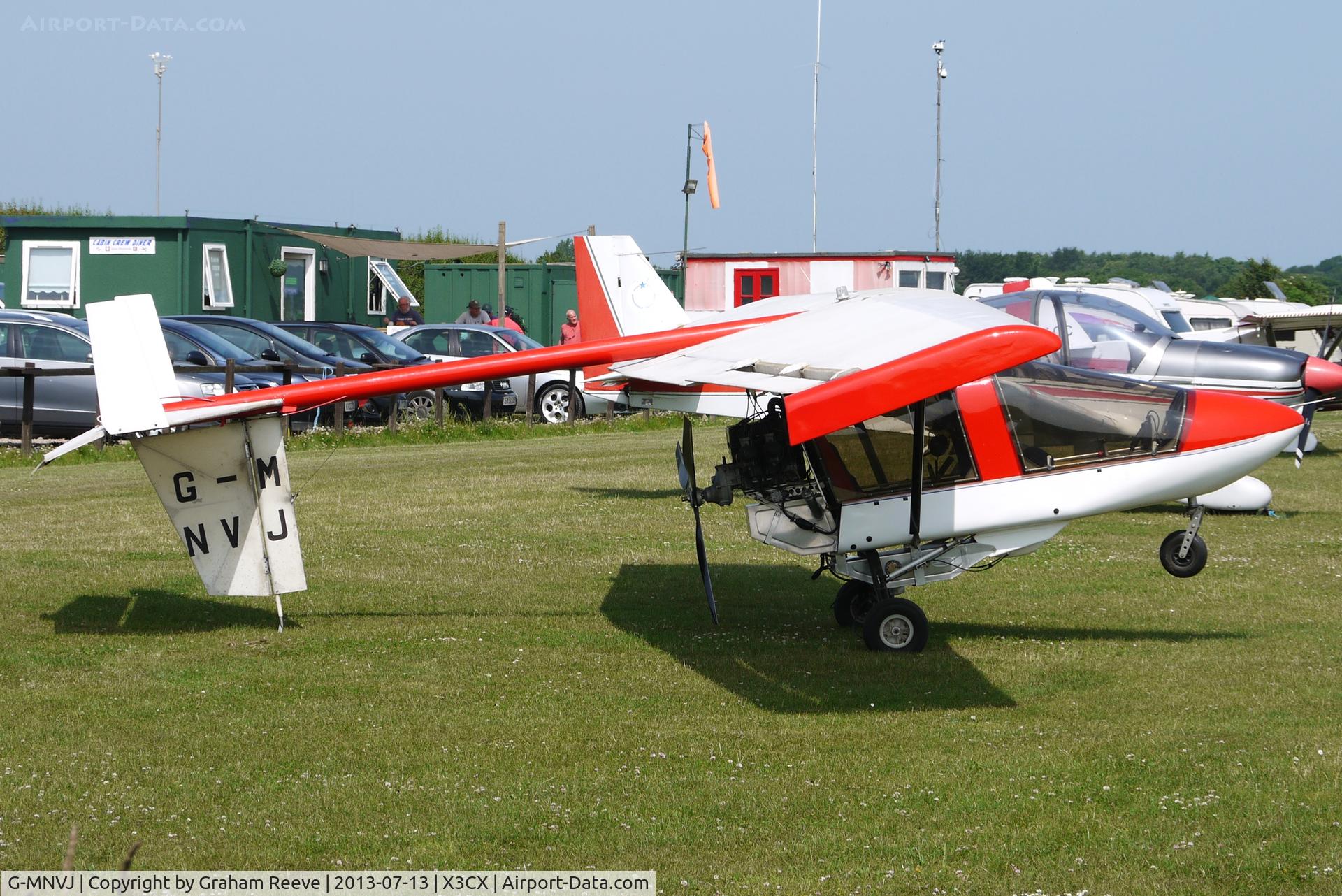 G-MNVJ, 1986 CFM Shadow Series CD C/N 028, Parked at Northrepps.