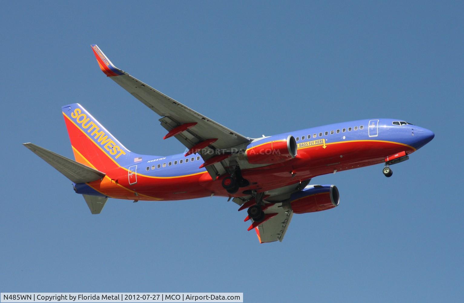 N485WN, 2004 Boeing 737-7H4 C/N 32473, Southwest 737-700
